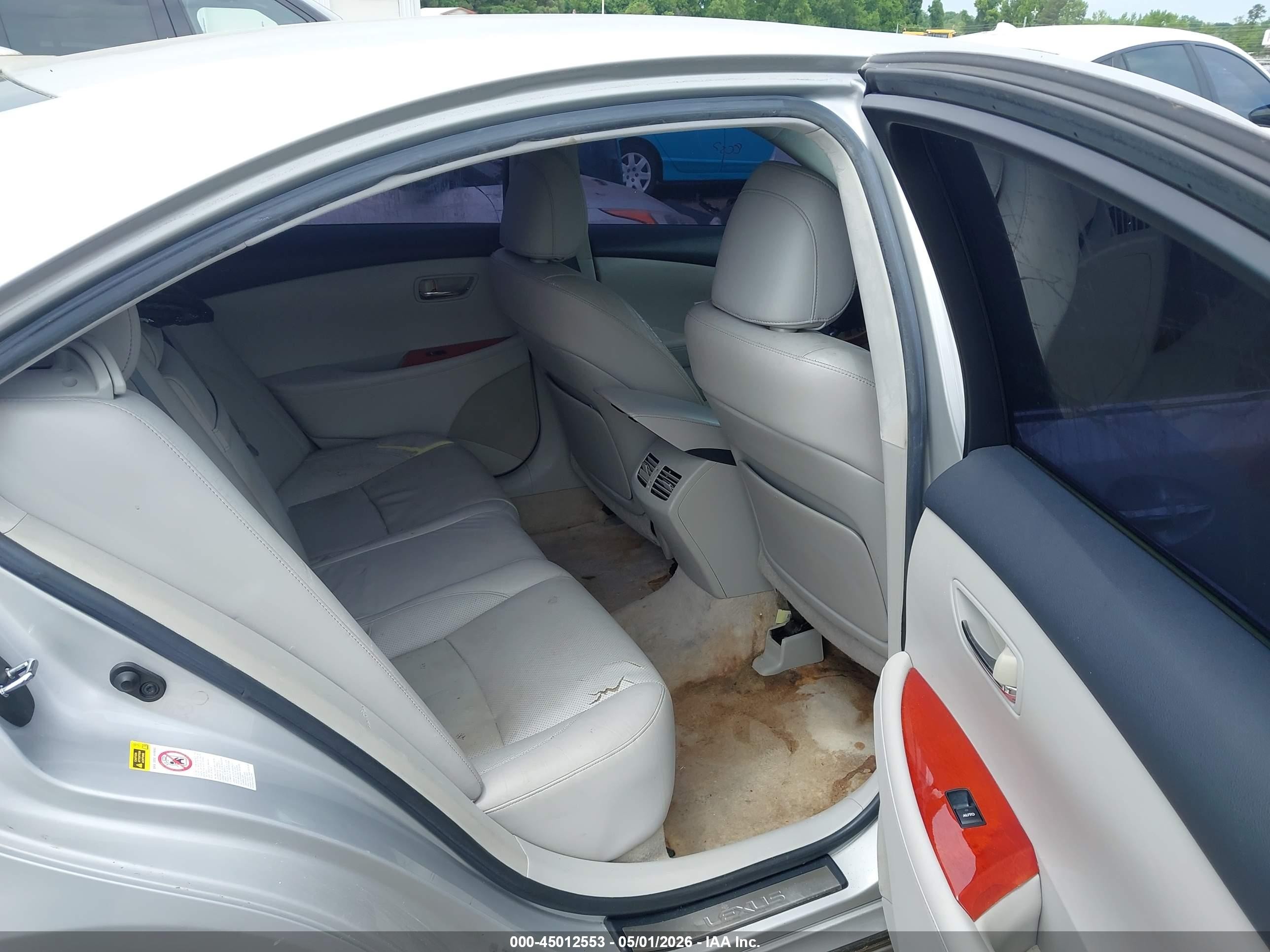 2008 Lexus Es 350   Gray vin: JTHBJ46G782236595