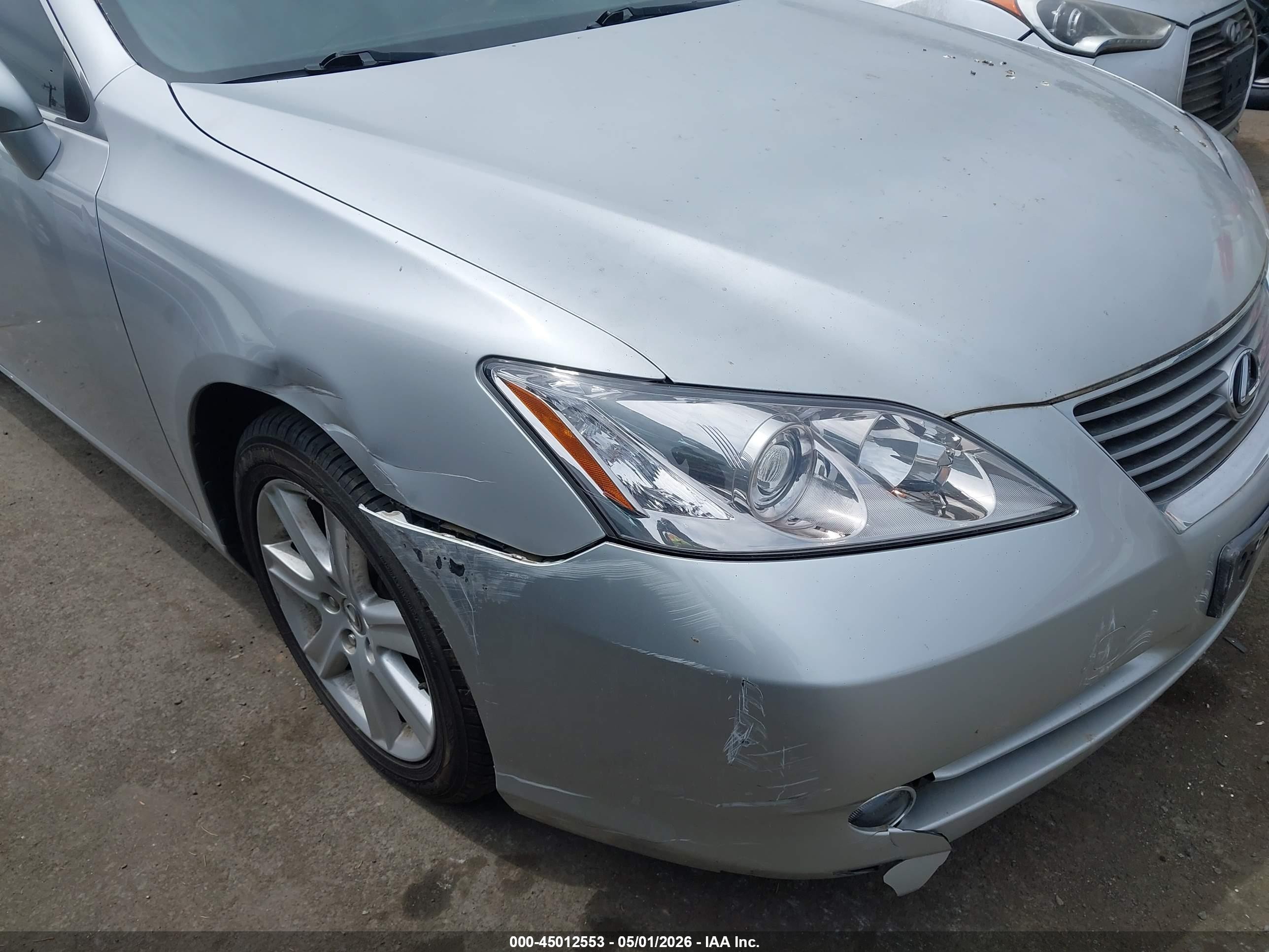 2008 Lexus Es 350   Gray vin: JTHBJ46G782236595