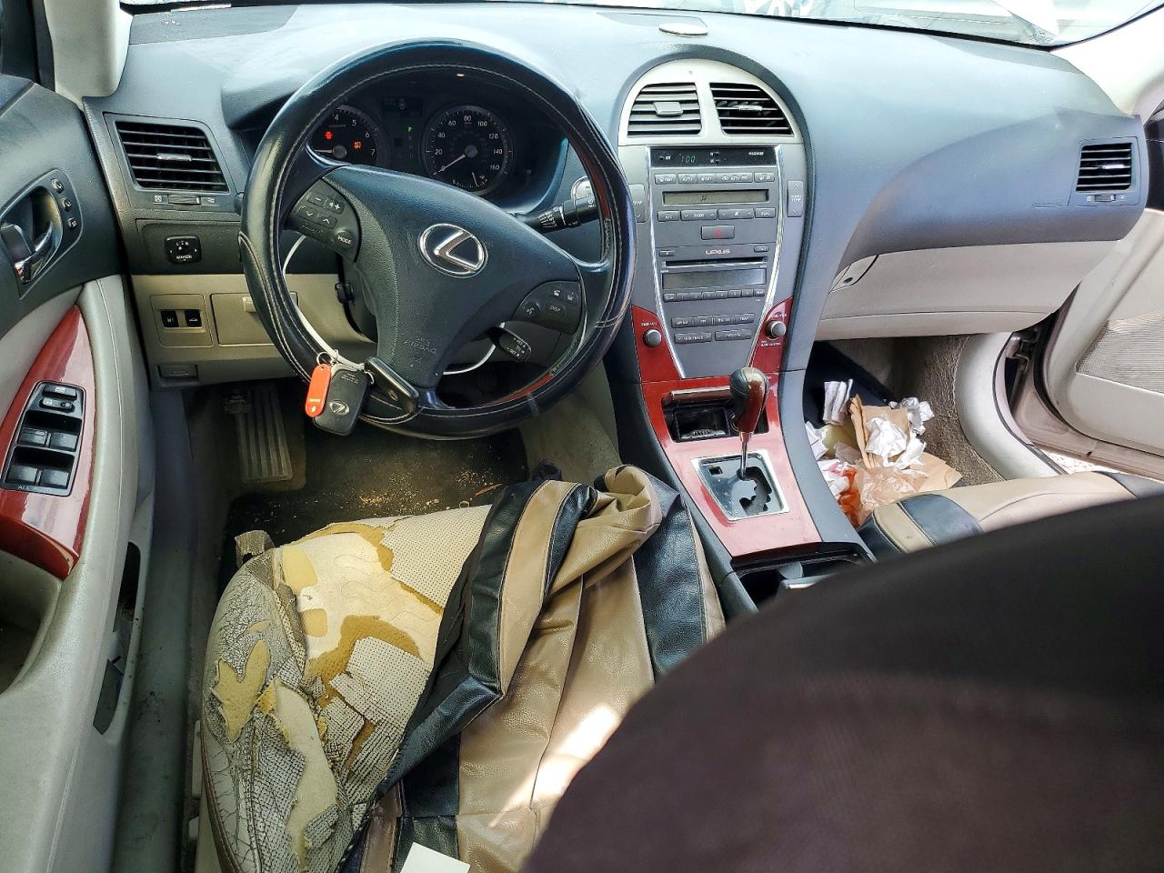 2008 Lexus Es 350 Silver vin: JTHBJ46G782239822
