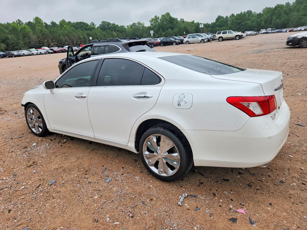 2008 Lexus Es 350 White vin: JTHBJ46G782244535