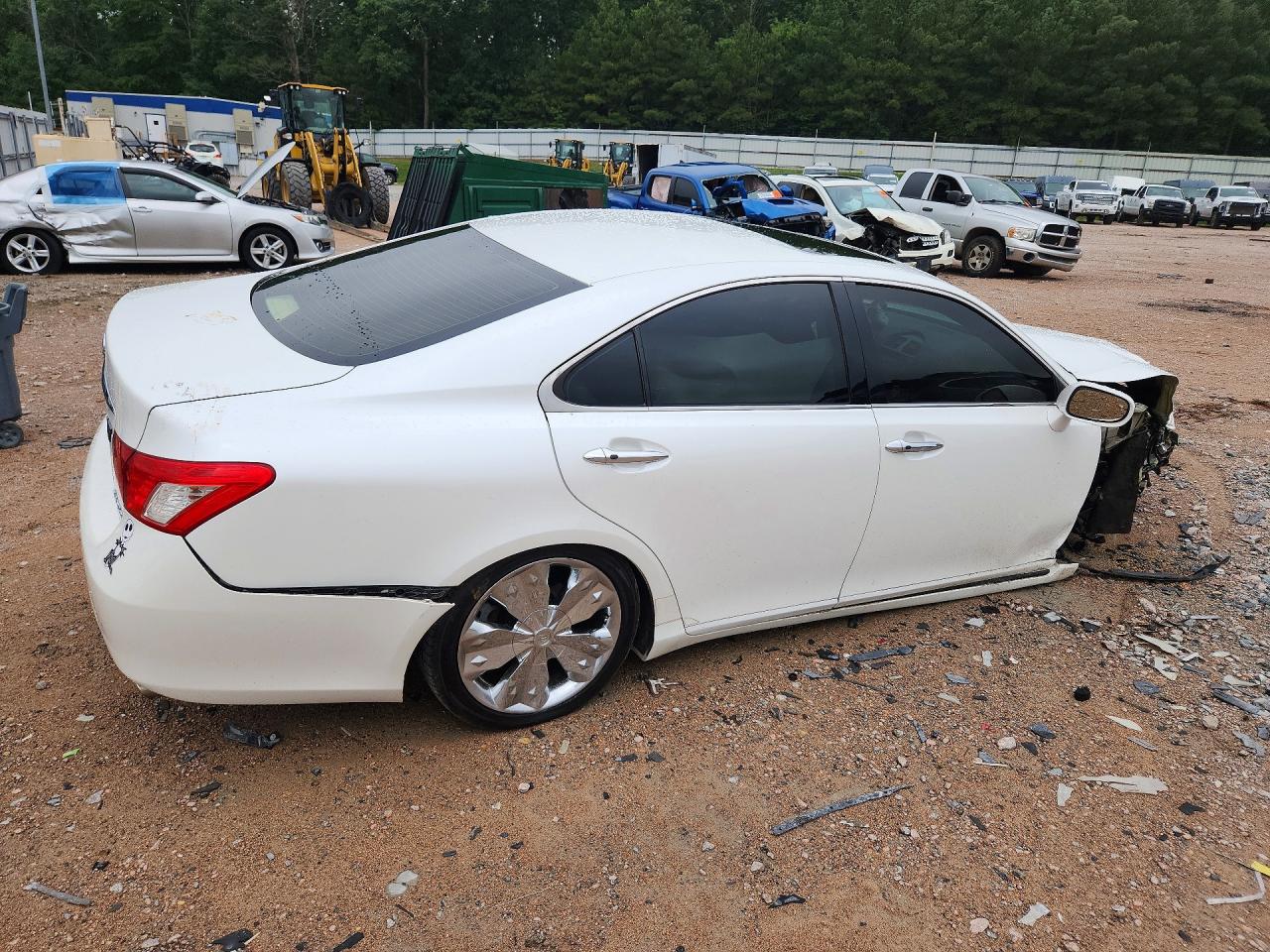 2008 Lexus Es 350 White vin: JTHBJ46G782244535