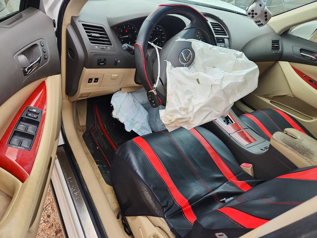 2008 Lexus Es 350 White vin: JTHBJ46G782244535