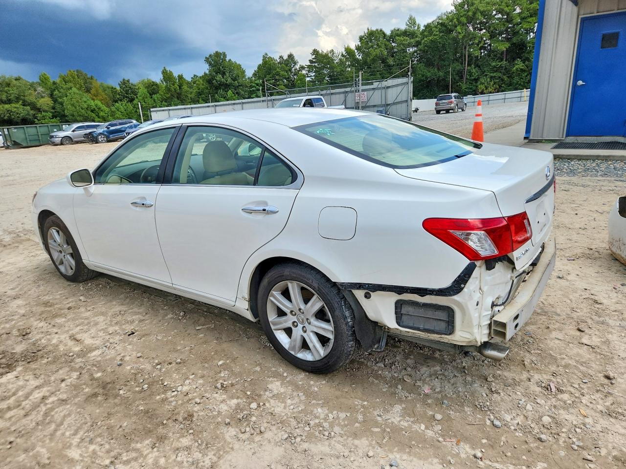 2008 Lexus Es 350 White vin: JTHBJ46G782248892