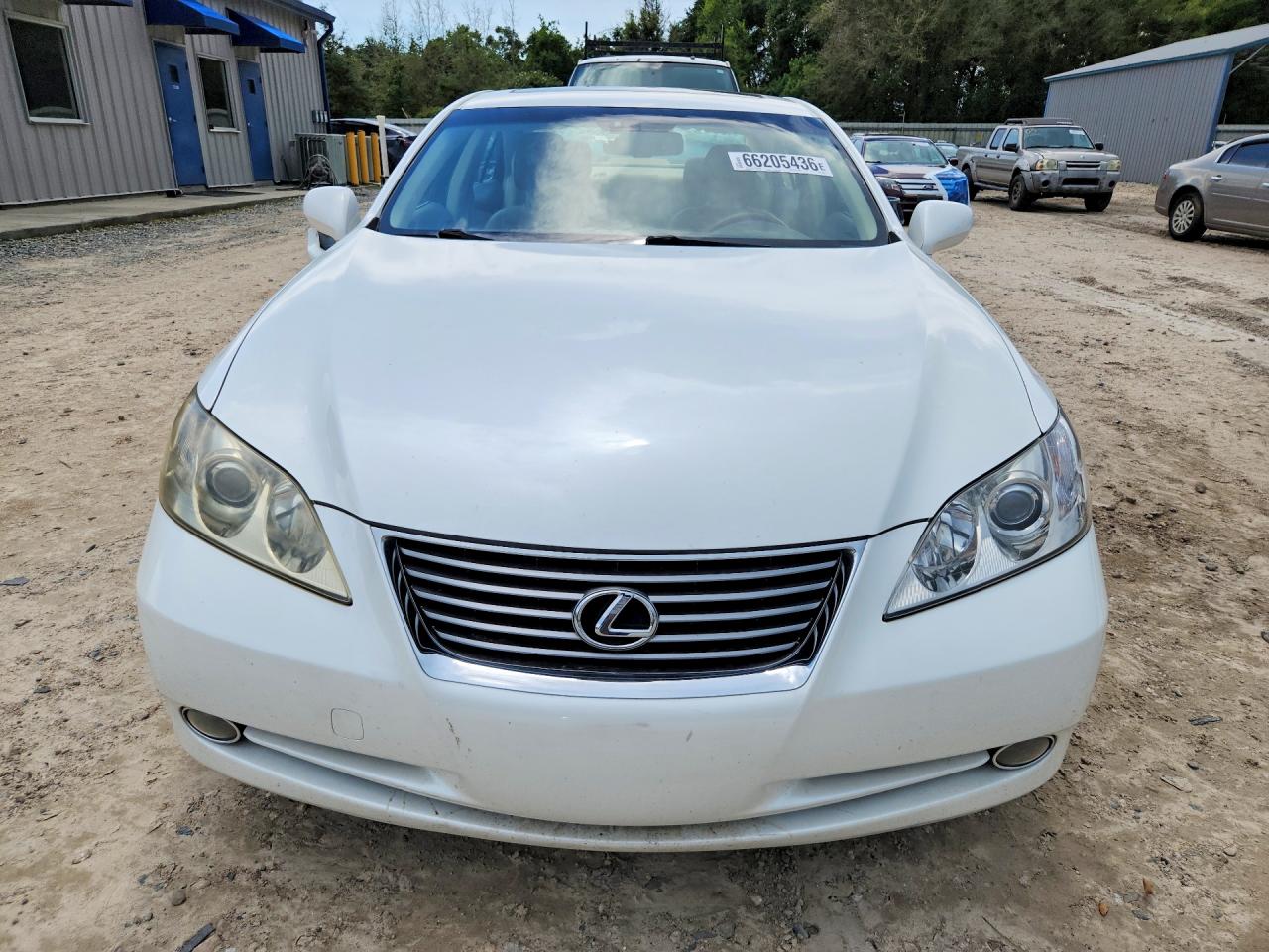 2008 Lexus Es 350 White vin: JTHBJ46G782248892