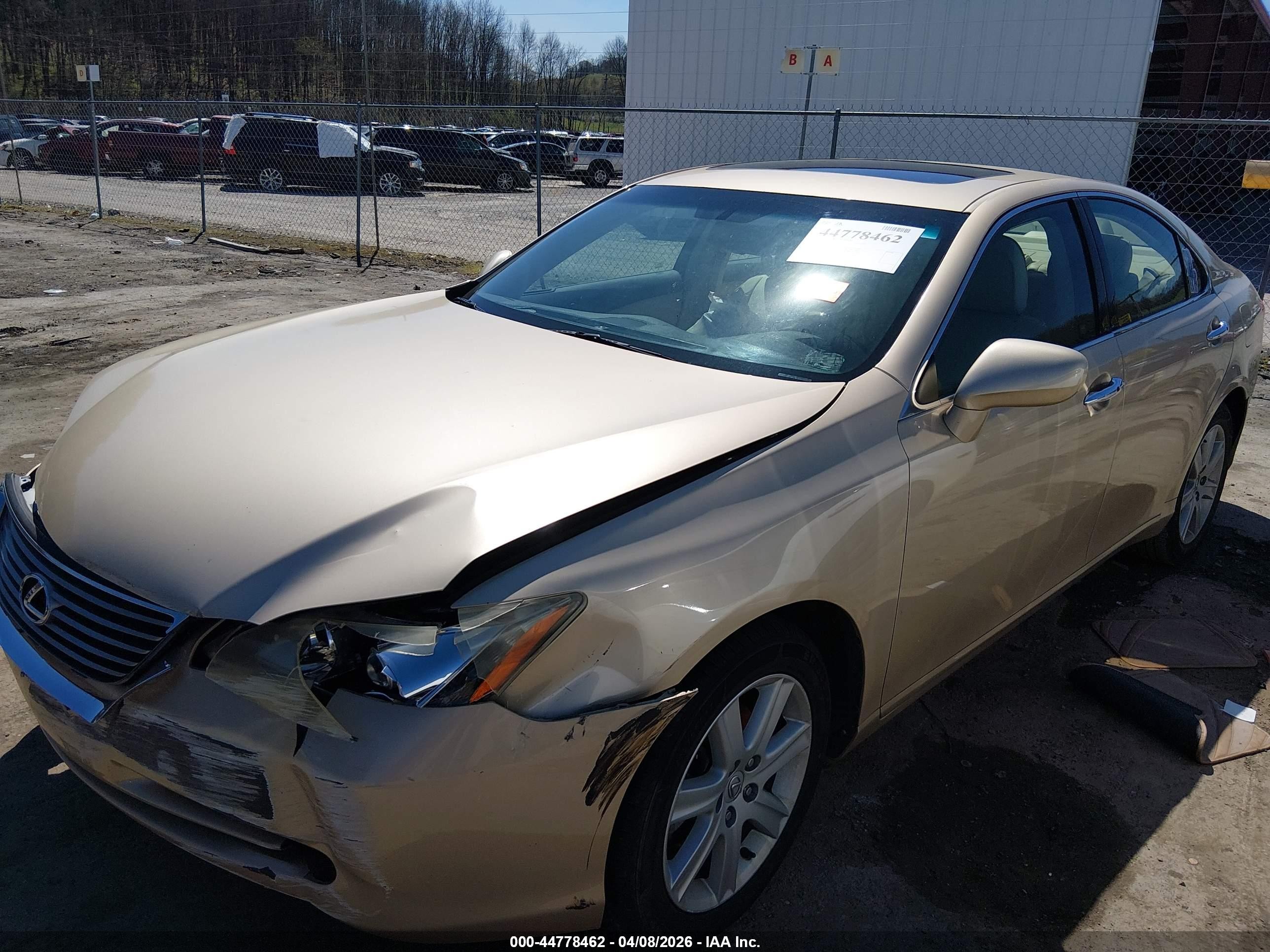 2008 Lexus Es 350   Tan vin: JTHBJ46G782261190