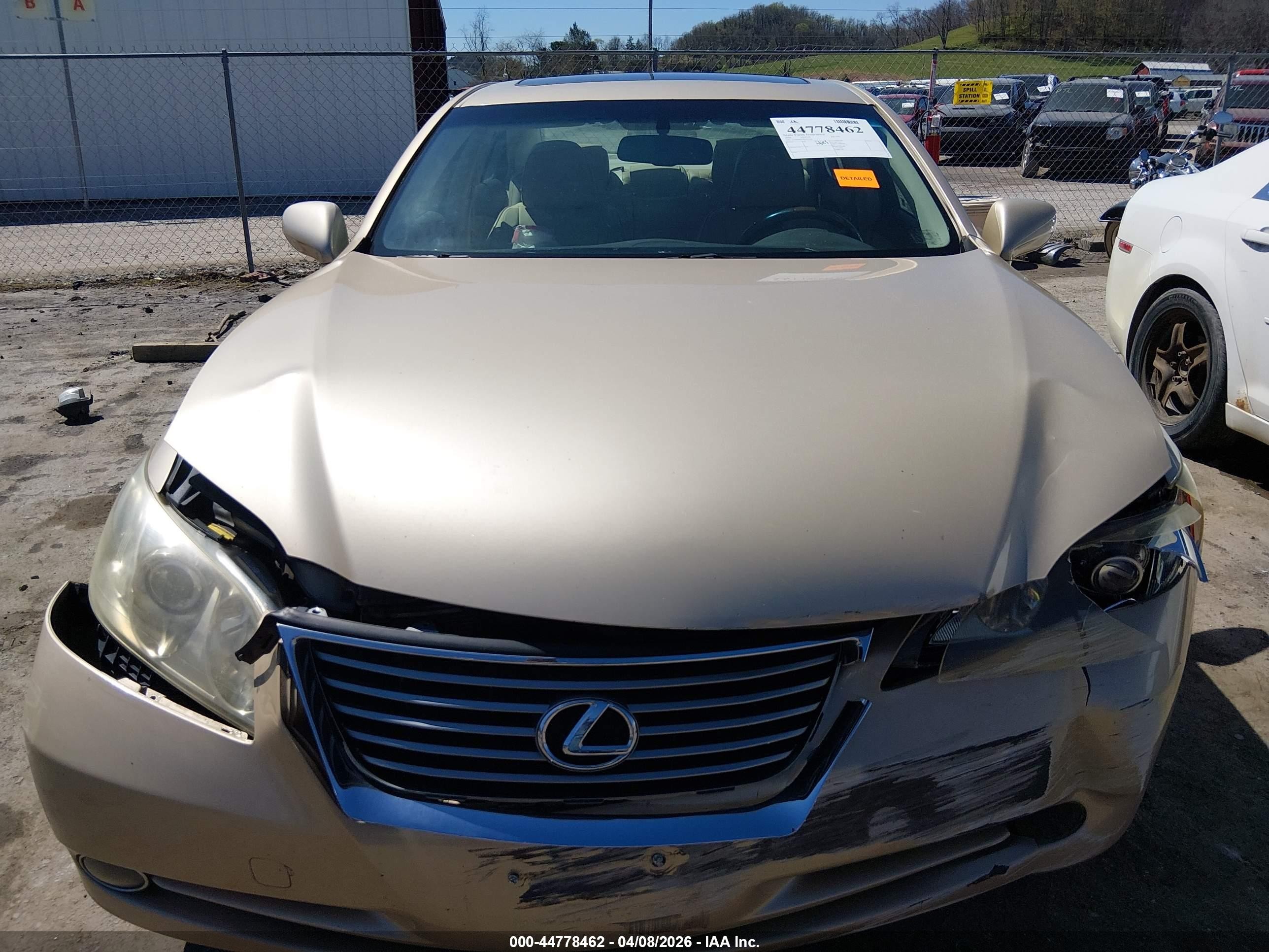 2008 Lexus Es 350   Tan vin: JTHBJ46G782261190