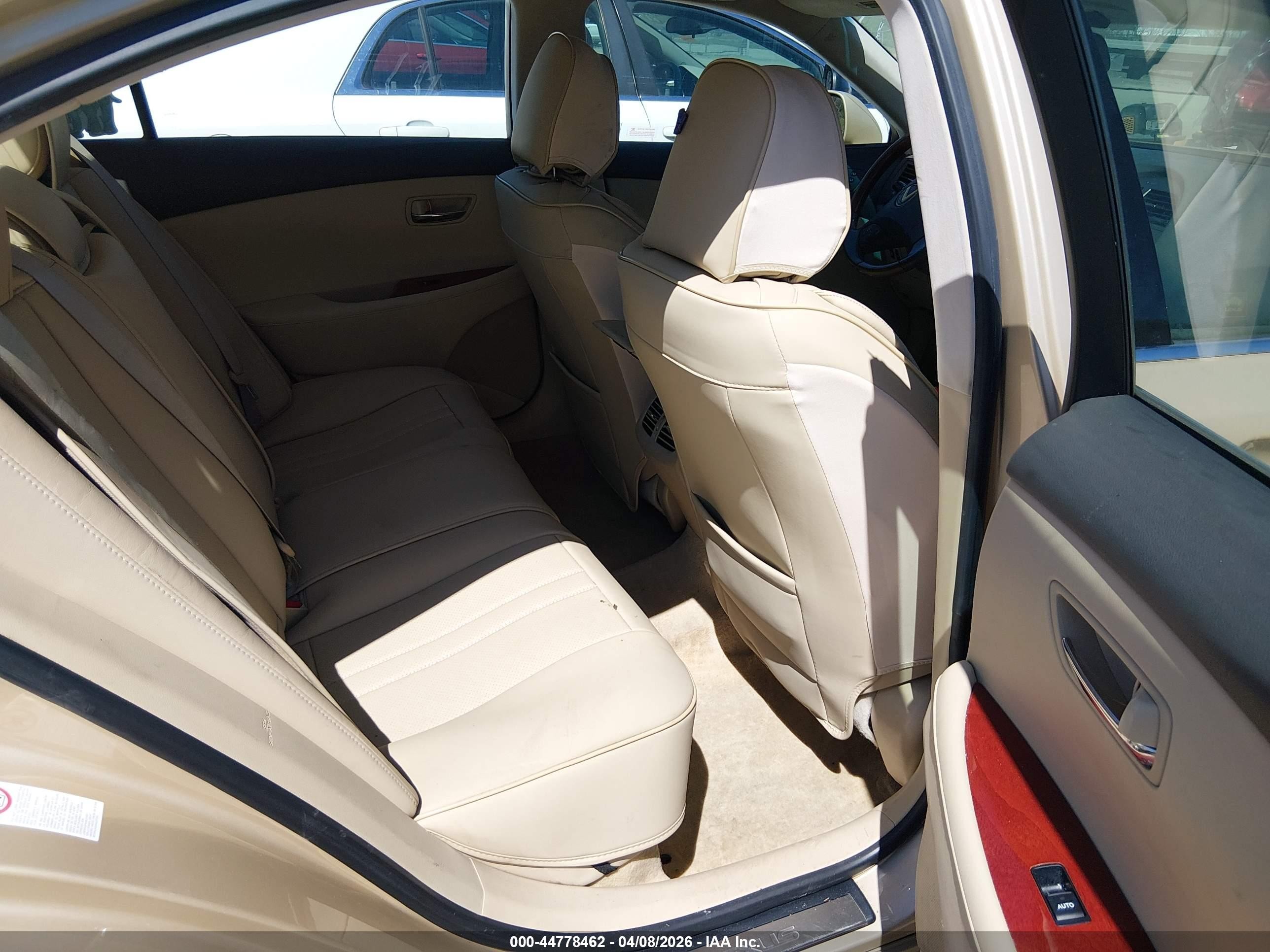 2008 Lexus Es 350   Tan vin: JTHBJ46G782261190
