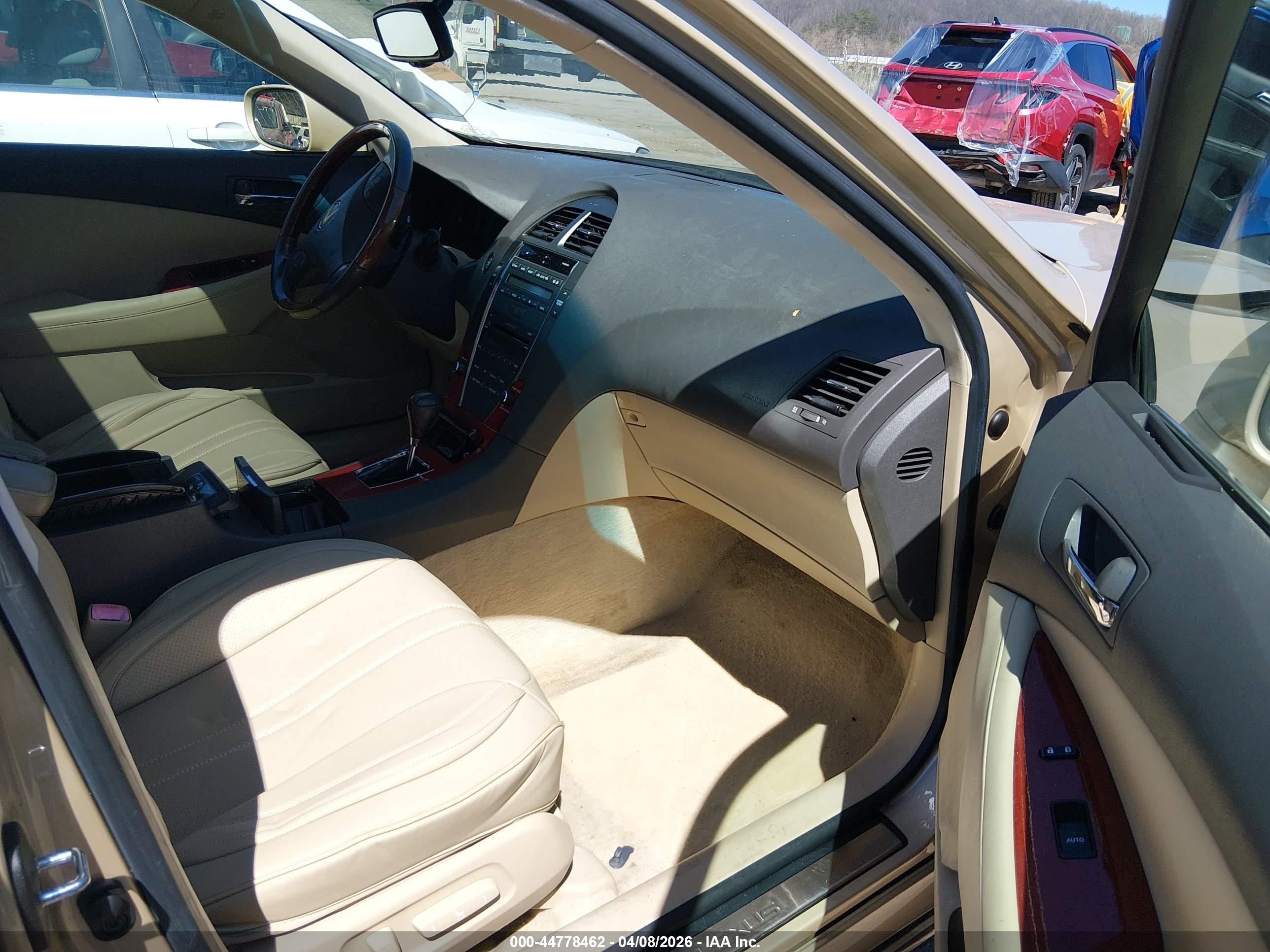 2008 Lexus Es 350   Tan vin: JTHBJ46G782261190