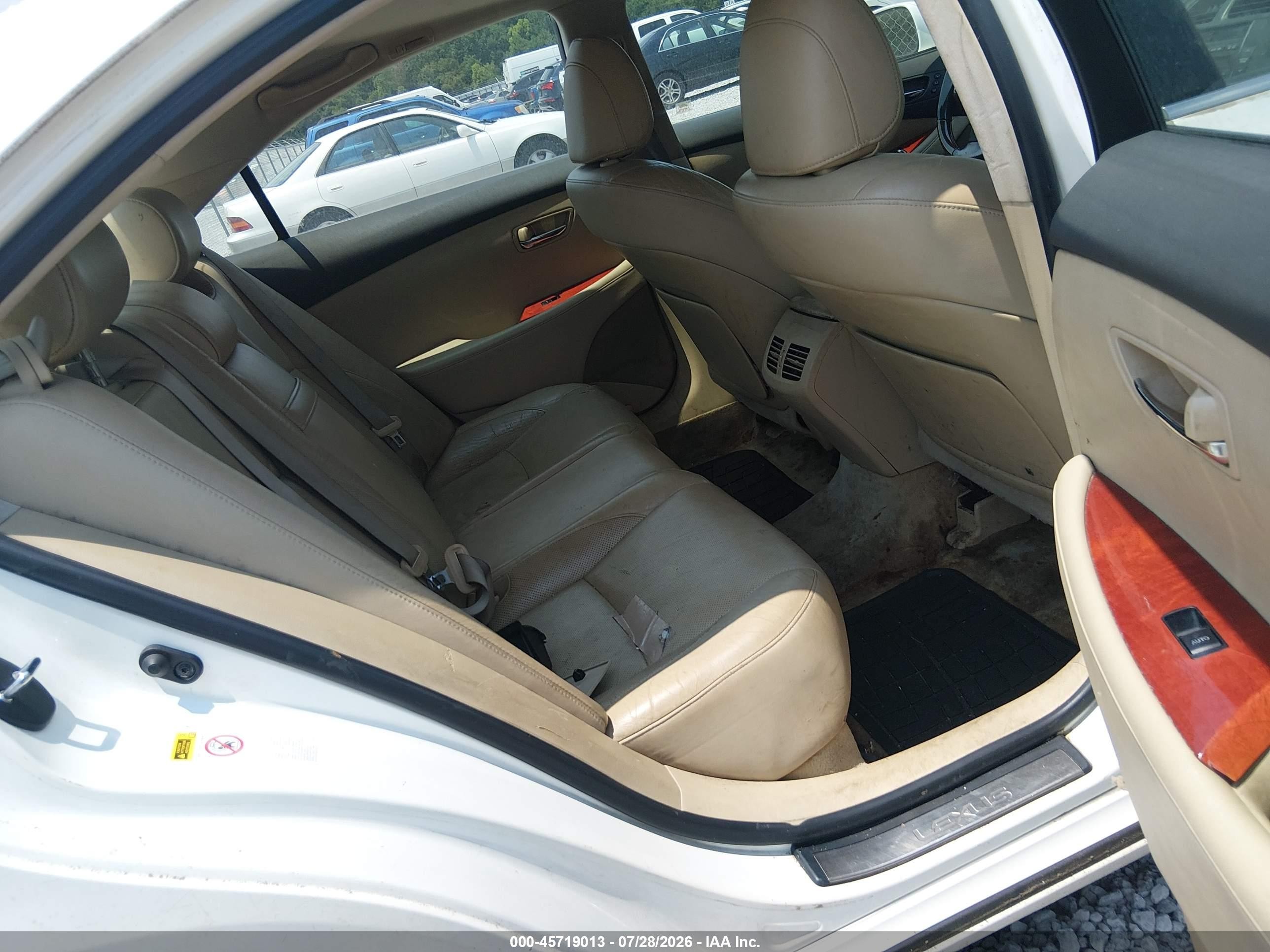2008 Lexus Es 350   Белый vin: JTHBJ46G782264042