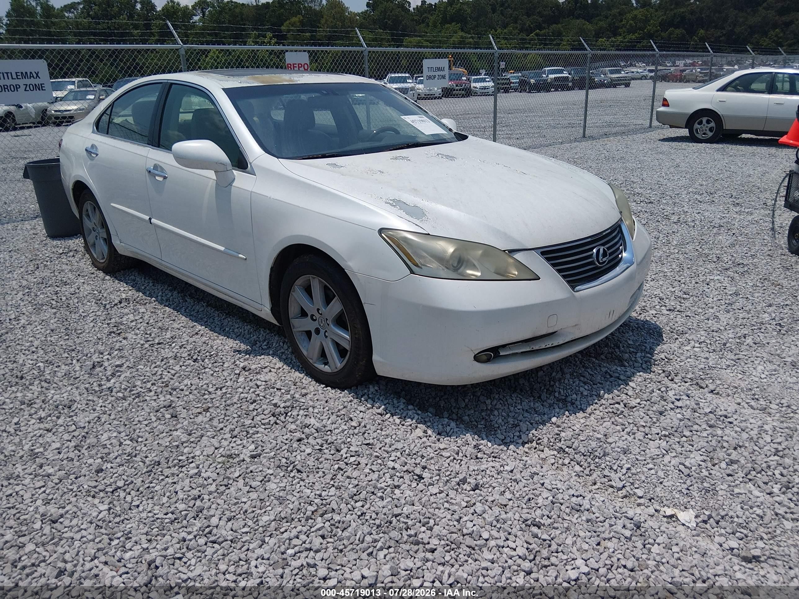 2008 Lexus Es 350   Белый vin: JTHBJ46G782264042
