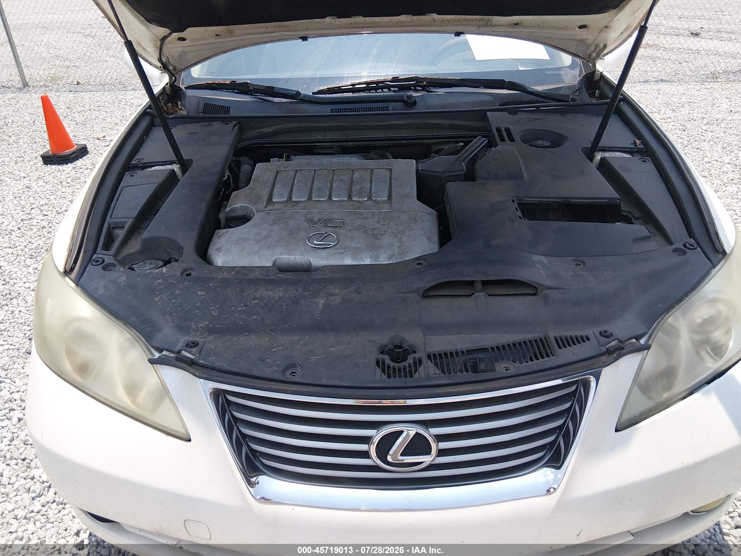 2008 Lexus Es 350   Белый vin: JTHBJ46G782264042