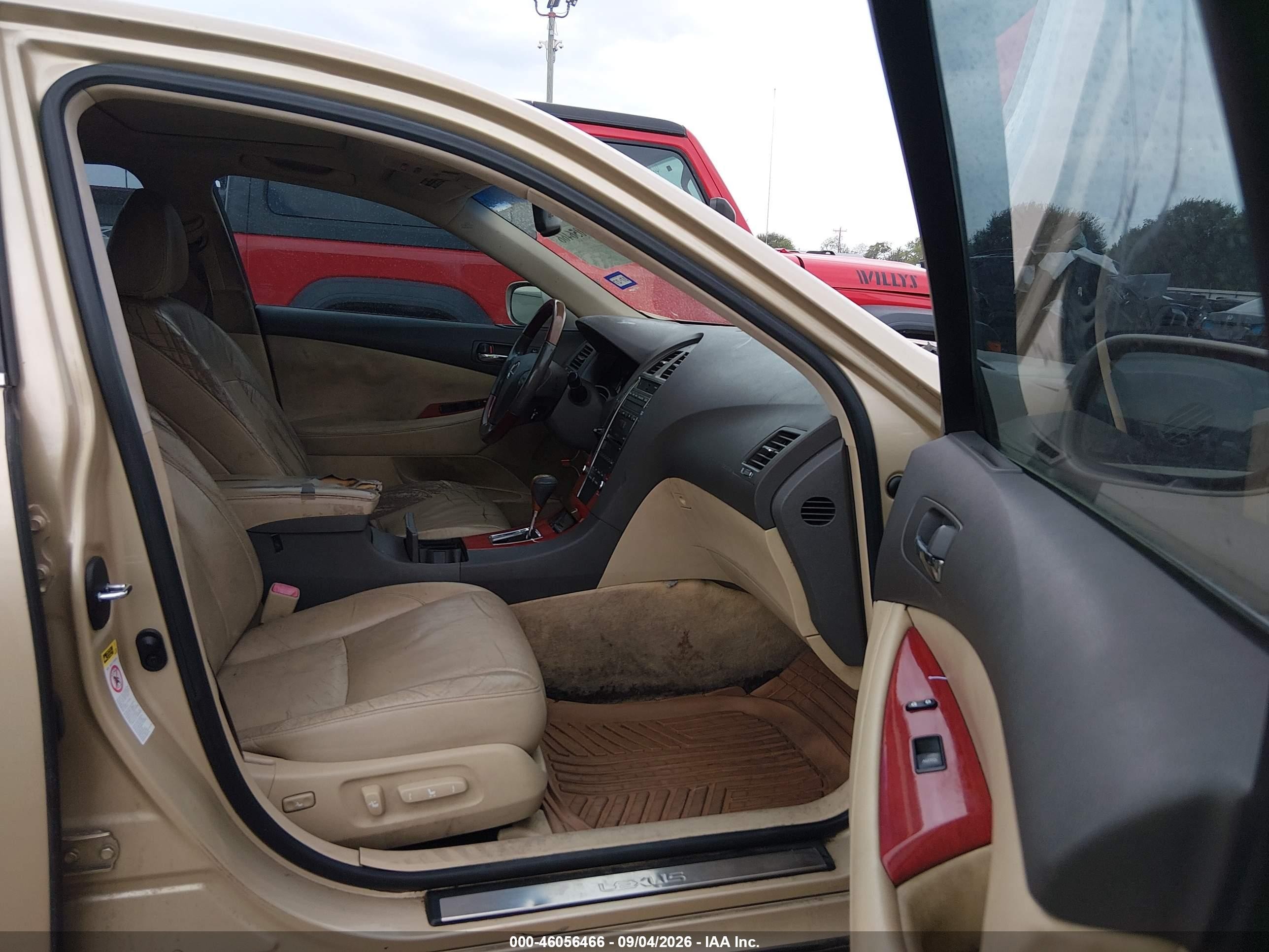 2008 Lexus Es 350   Gold vin: JTHBJ46G782265885