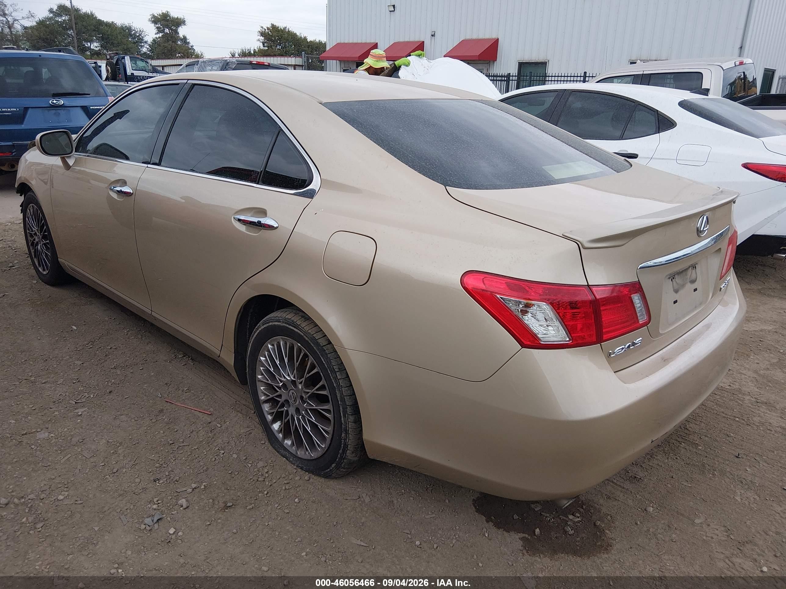 2008 Lexus Es 350   Gold vin: JTHBJ46G782265885