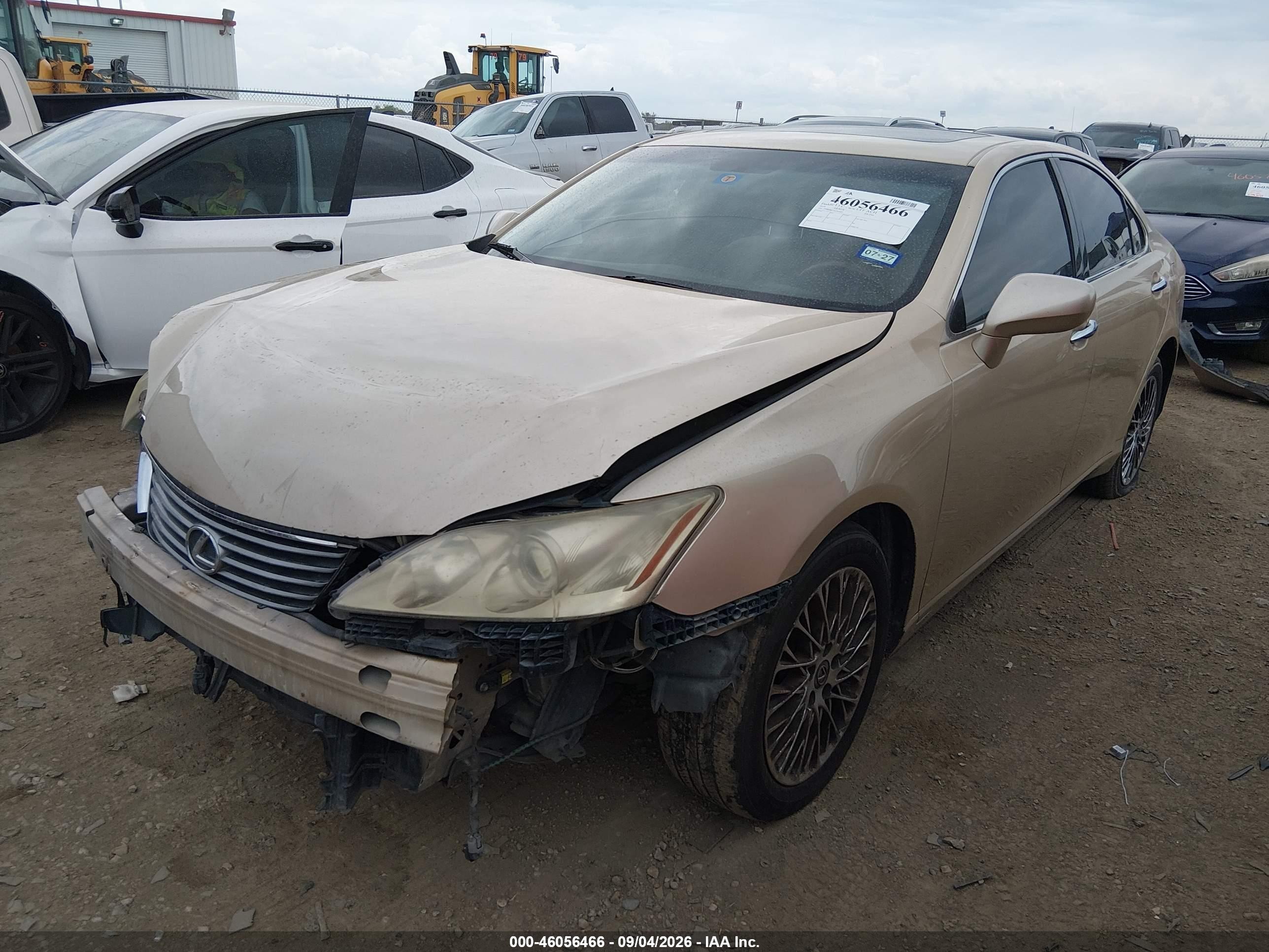 2008 Lexus Es 350   Gold vin: JTHBJ46G782265885