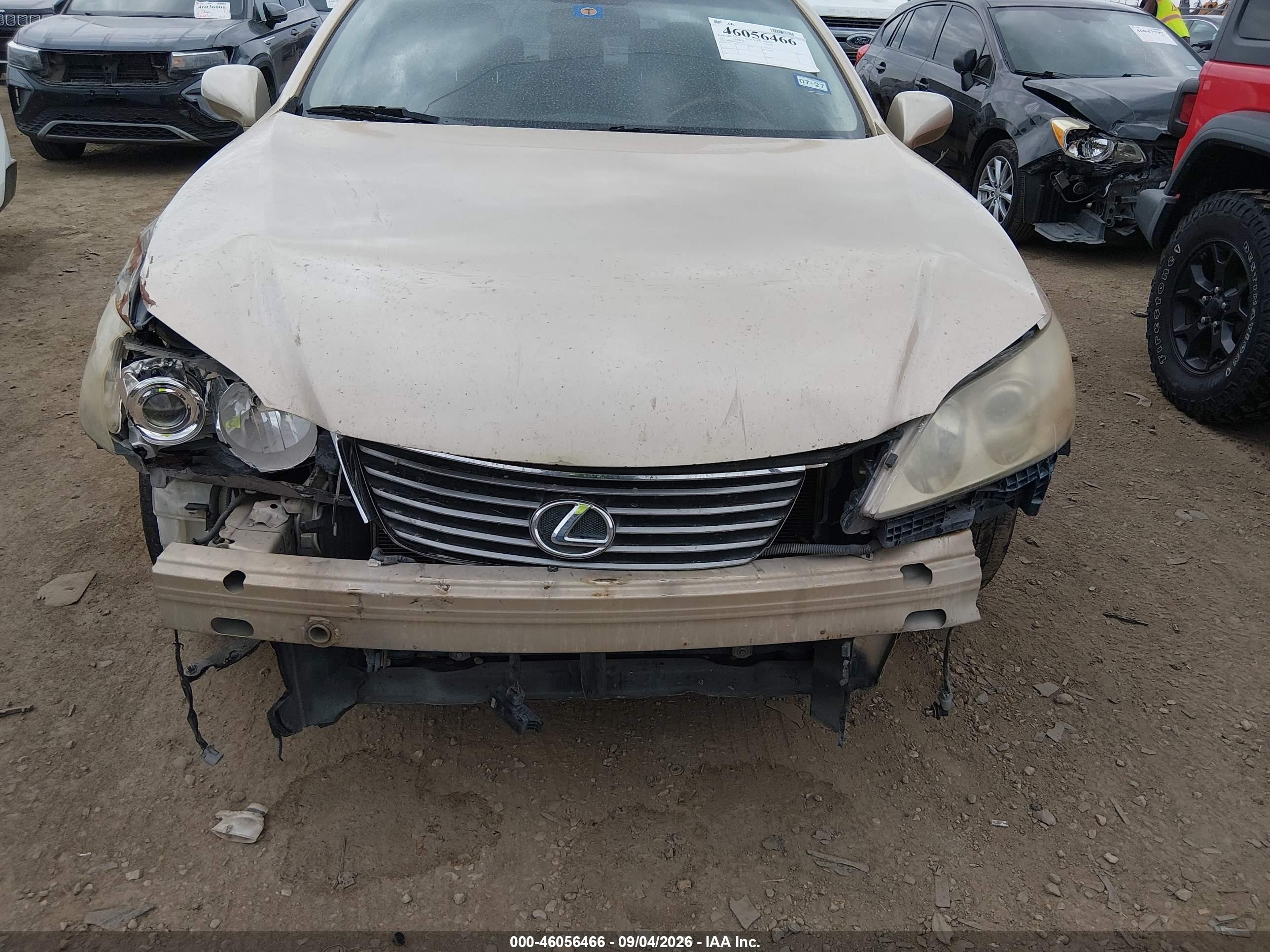2008 Lexus Es 350   Gold vin: JTHBJ46G782265885
