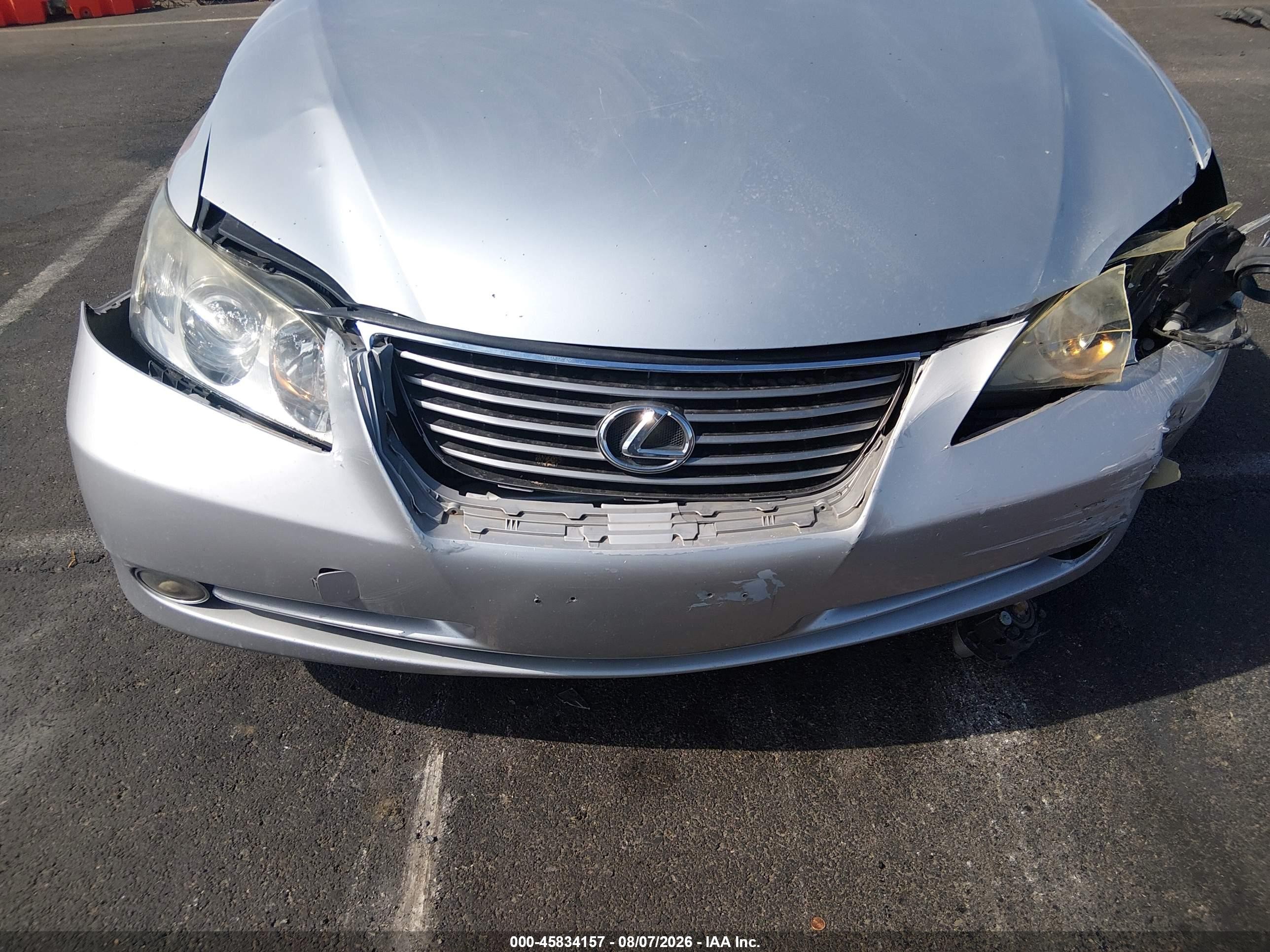 2009 Lexus Es 350 Silver vin: JTHBJ46G792284017