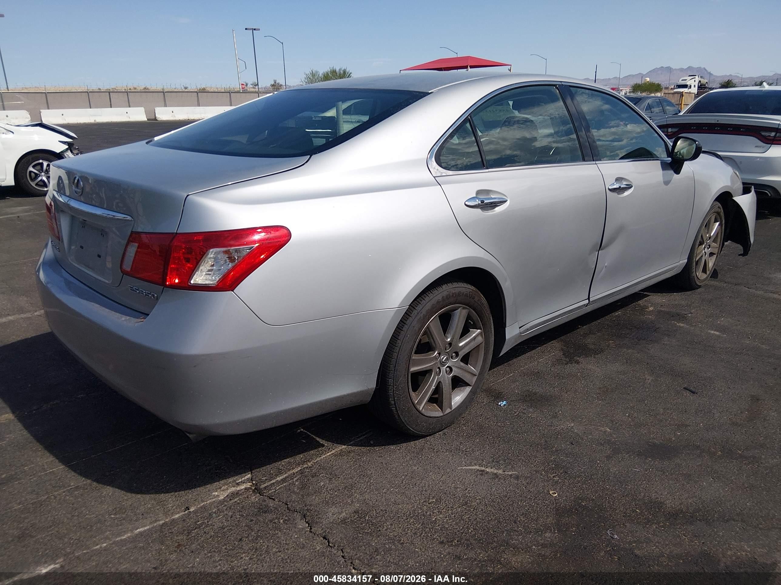 2009 Lexus Es 350 Silver vin: JTHBJ46G792284017