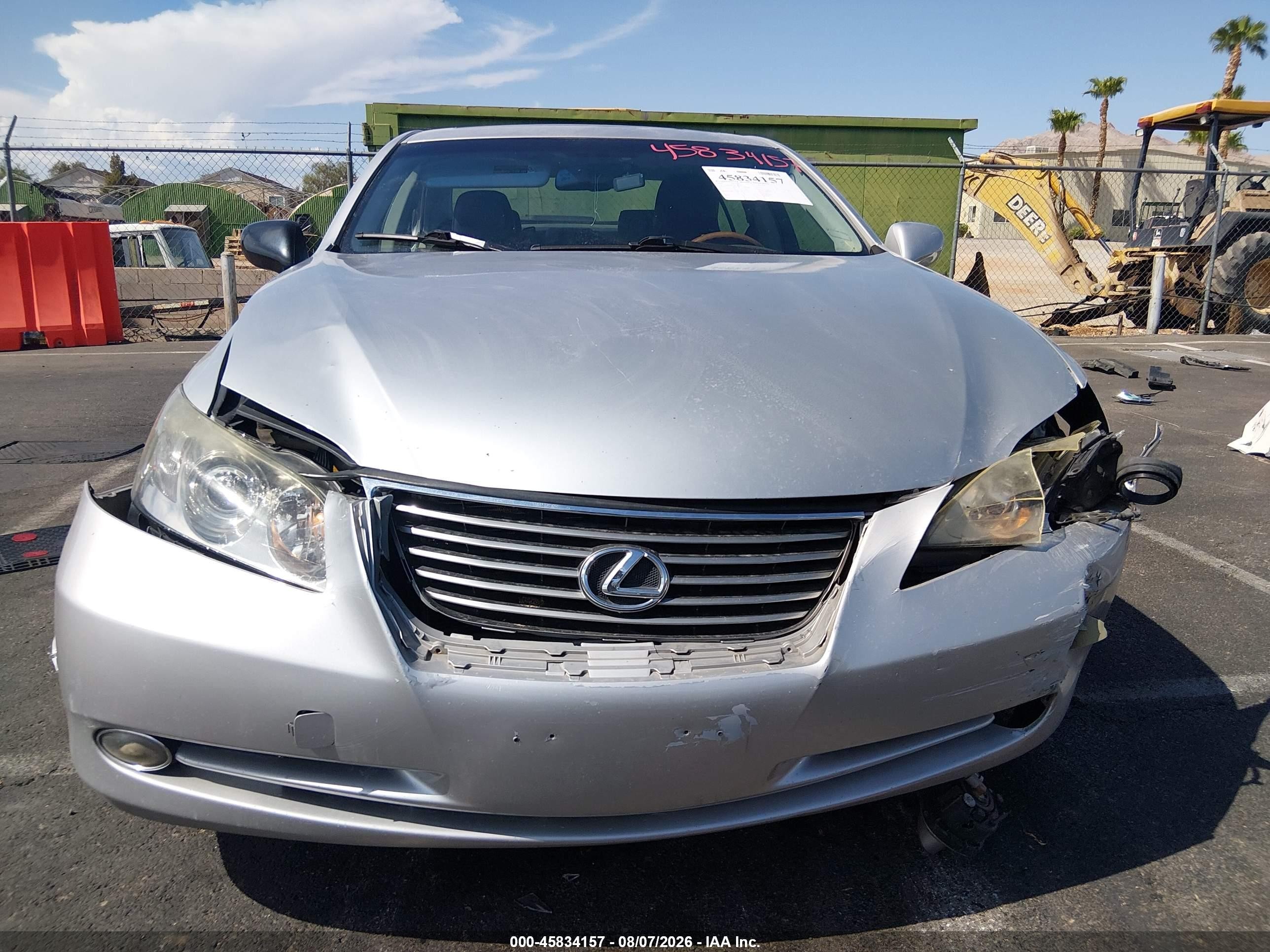 2009 Lexus Es 350 Silver vin: JTHBJ46G792284017