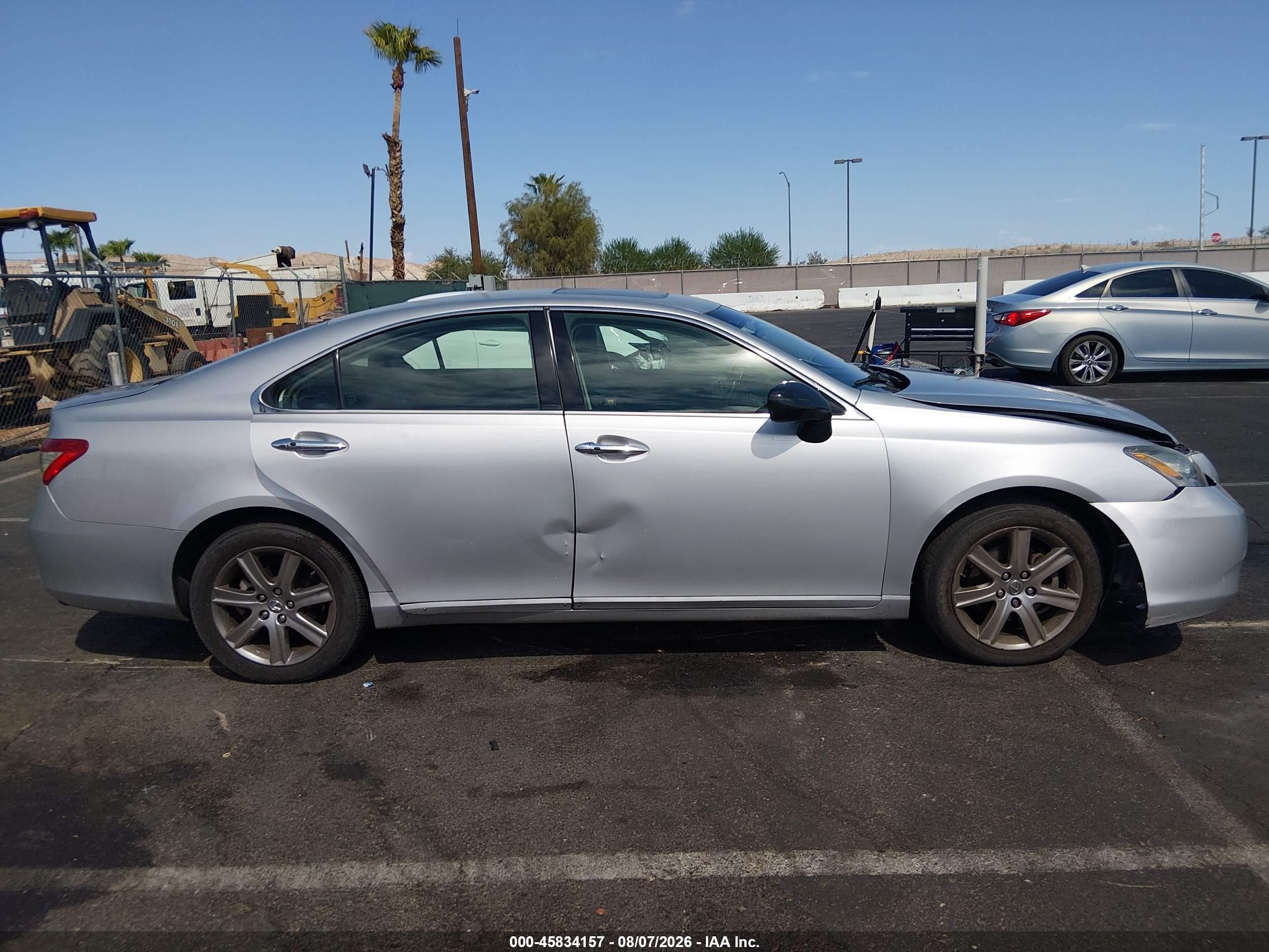 2009 Lexus Es 350 Silver vin: JTHBJ46G792284017