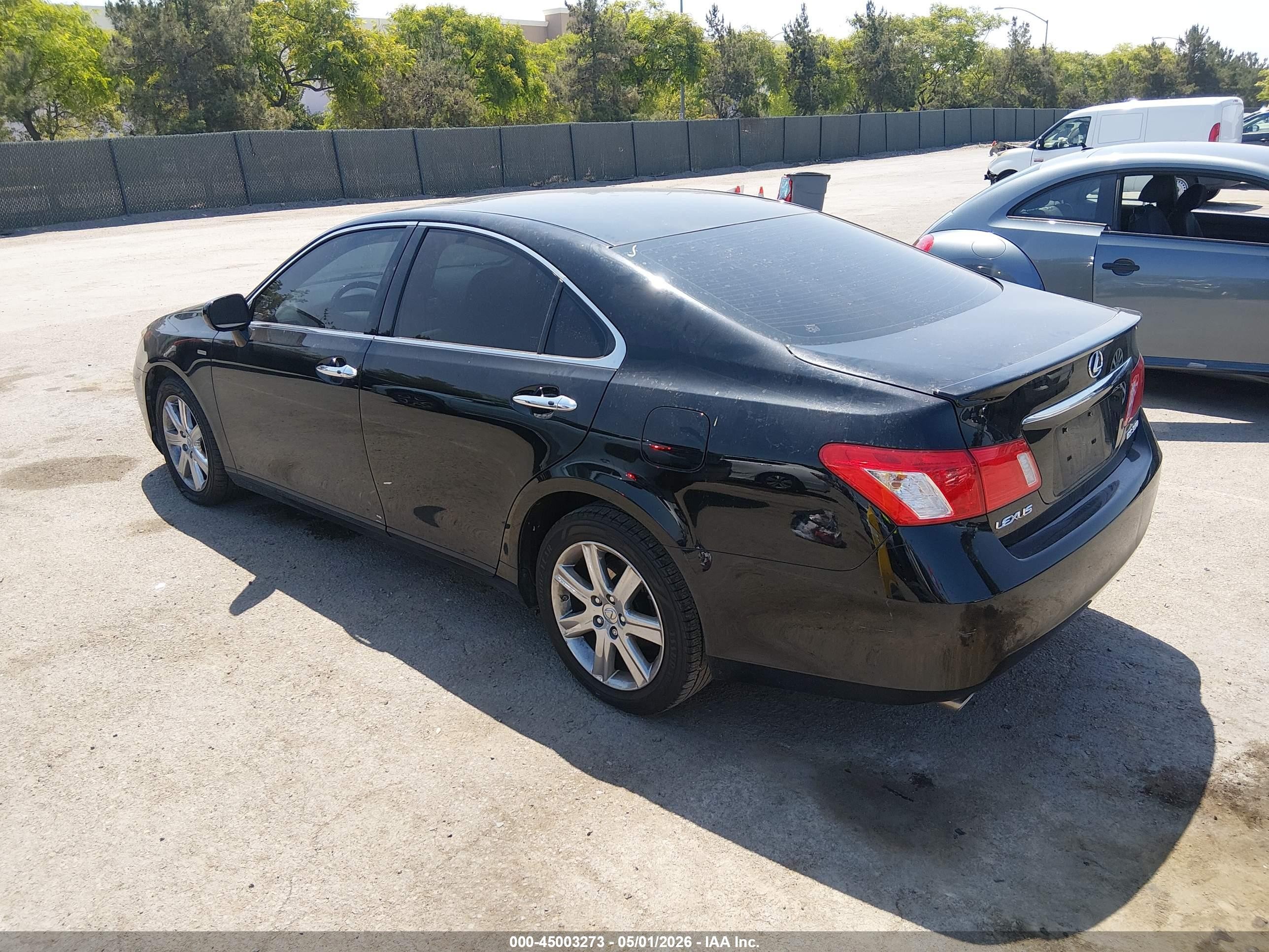 2009 Lexus Es 350   Black vin: JTHBJ46G792290366