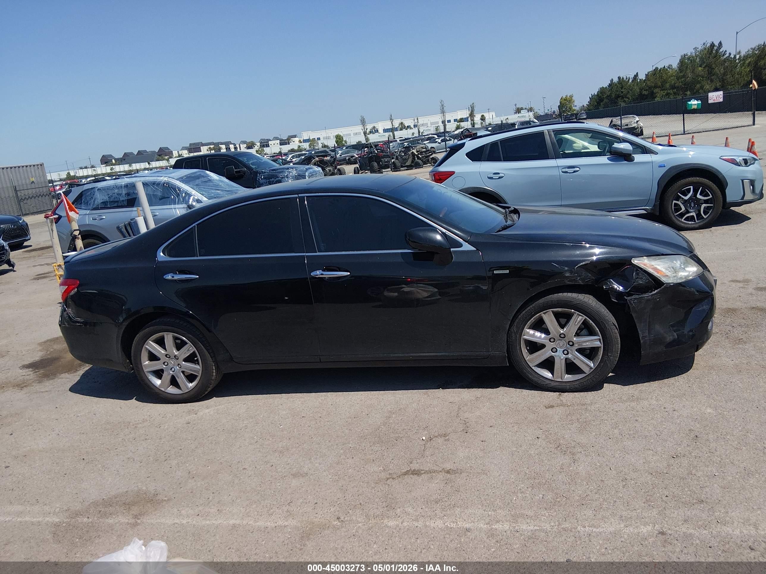 2009 Lexus Es 350   Black vin: JTHBJ46G792290366