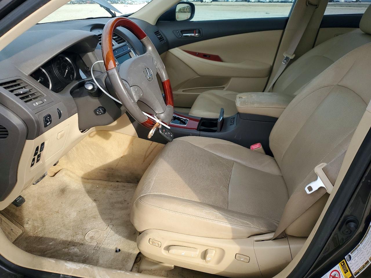 2009 Lexus Es 350 Charcoal vin: JTHBJ46G792296247