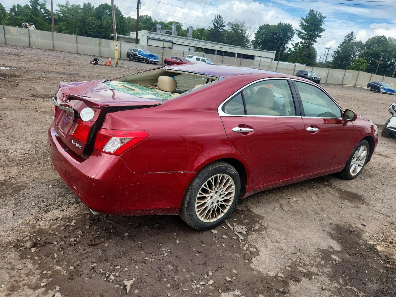 2009 Lexus Es 350 Red vin: JTHBJ46G792308333