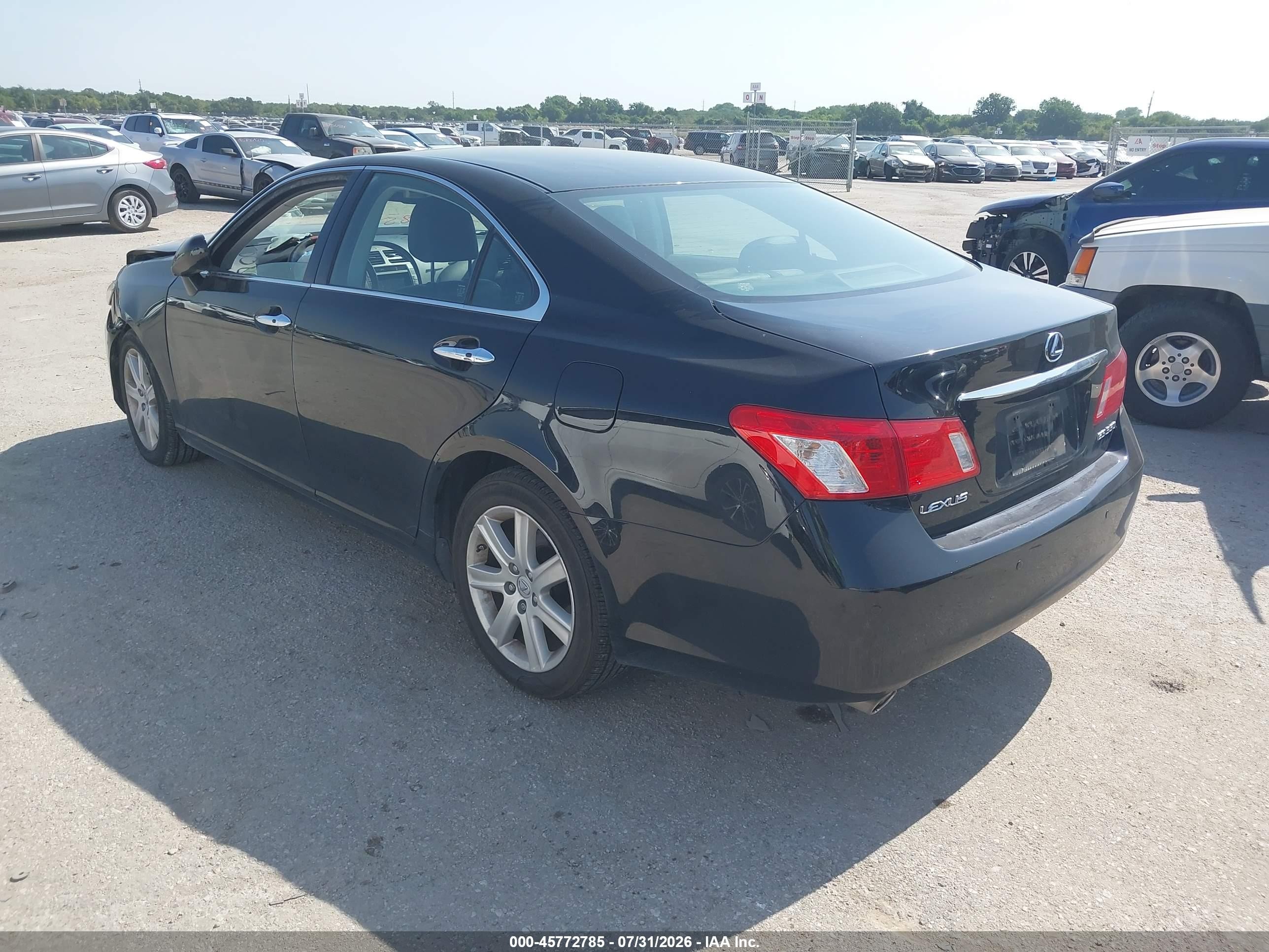 2009 Lexus Es 350   Черный vin: JTHBJ46G792310048