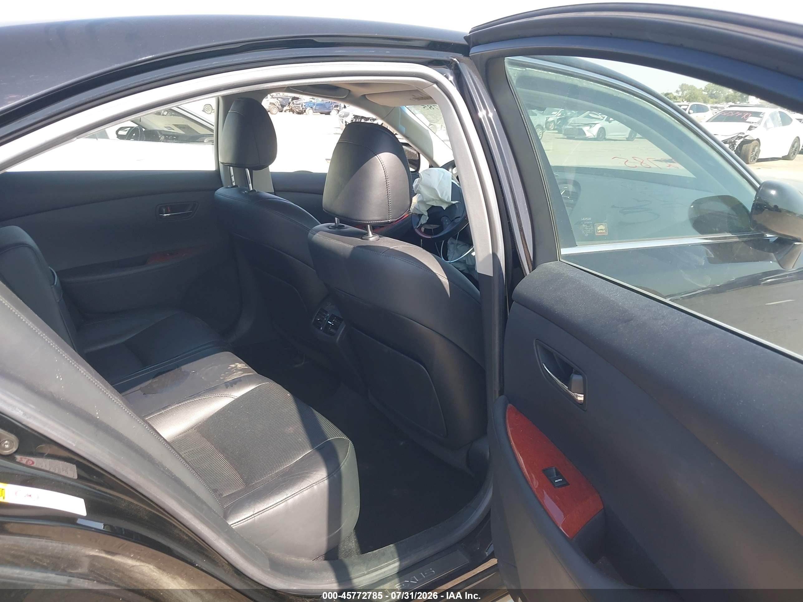 2009 Lexus Es 350   Черный vin: JTHBJ46G792310048