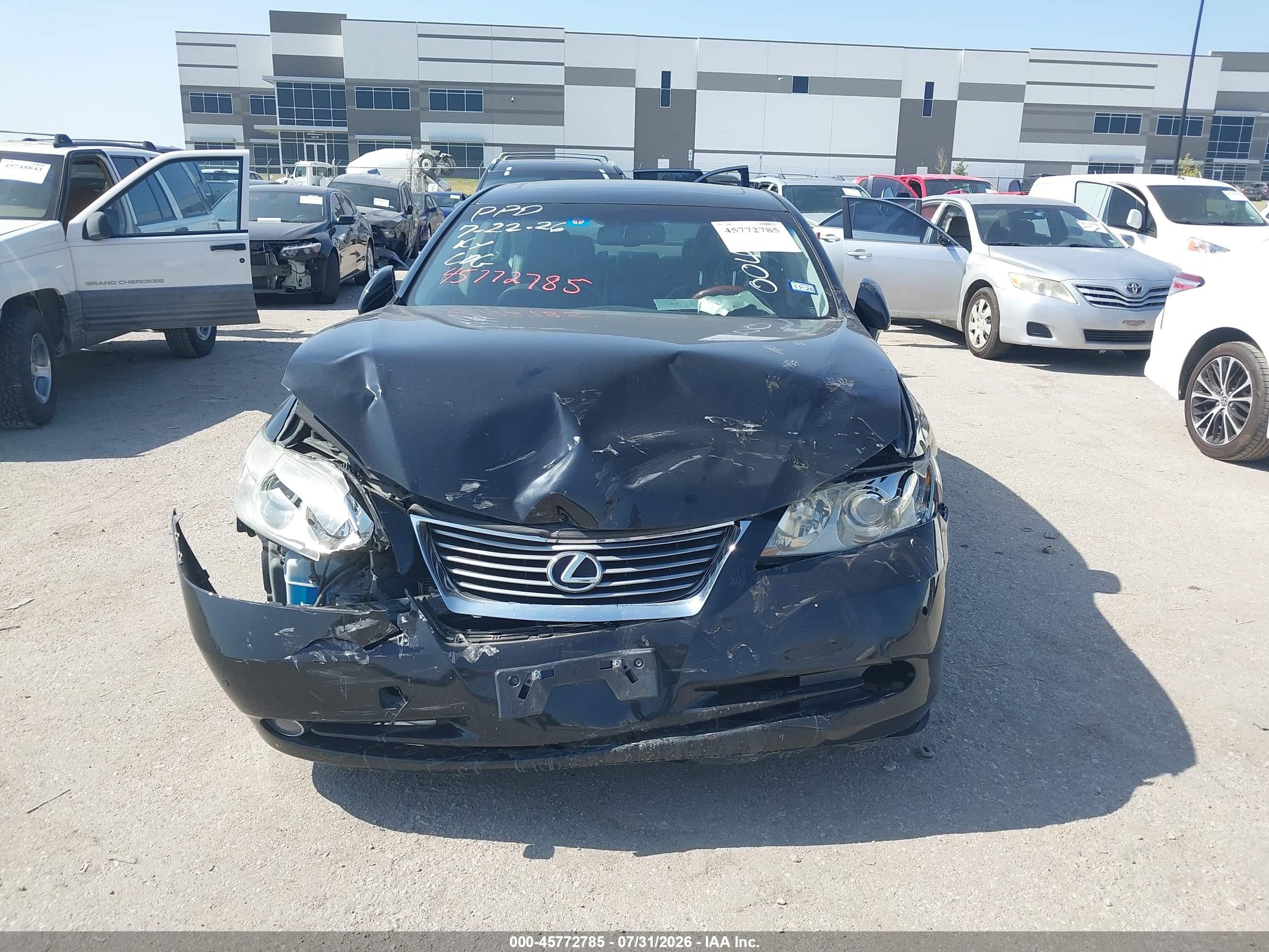 2009 Lexus Es 350   Черный vin: JTHBJ46G792310048