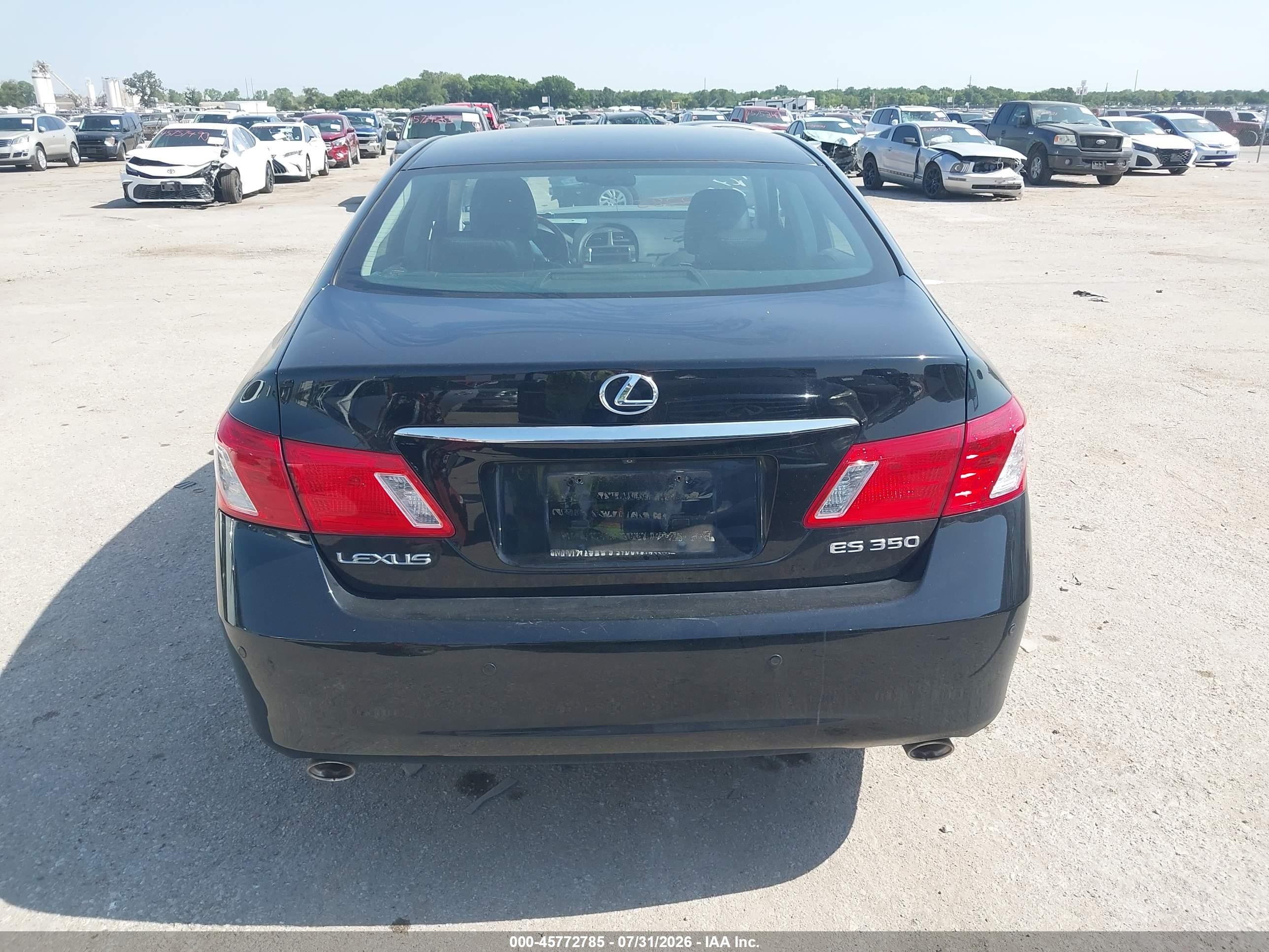 2009 Lexus Es 350   Черный vin: JTHBJ46G792310048