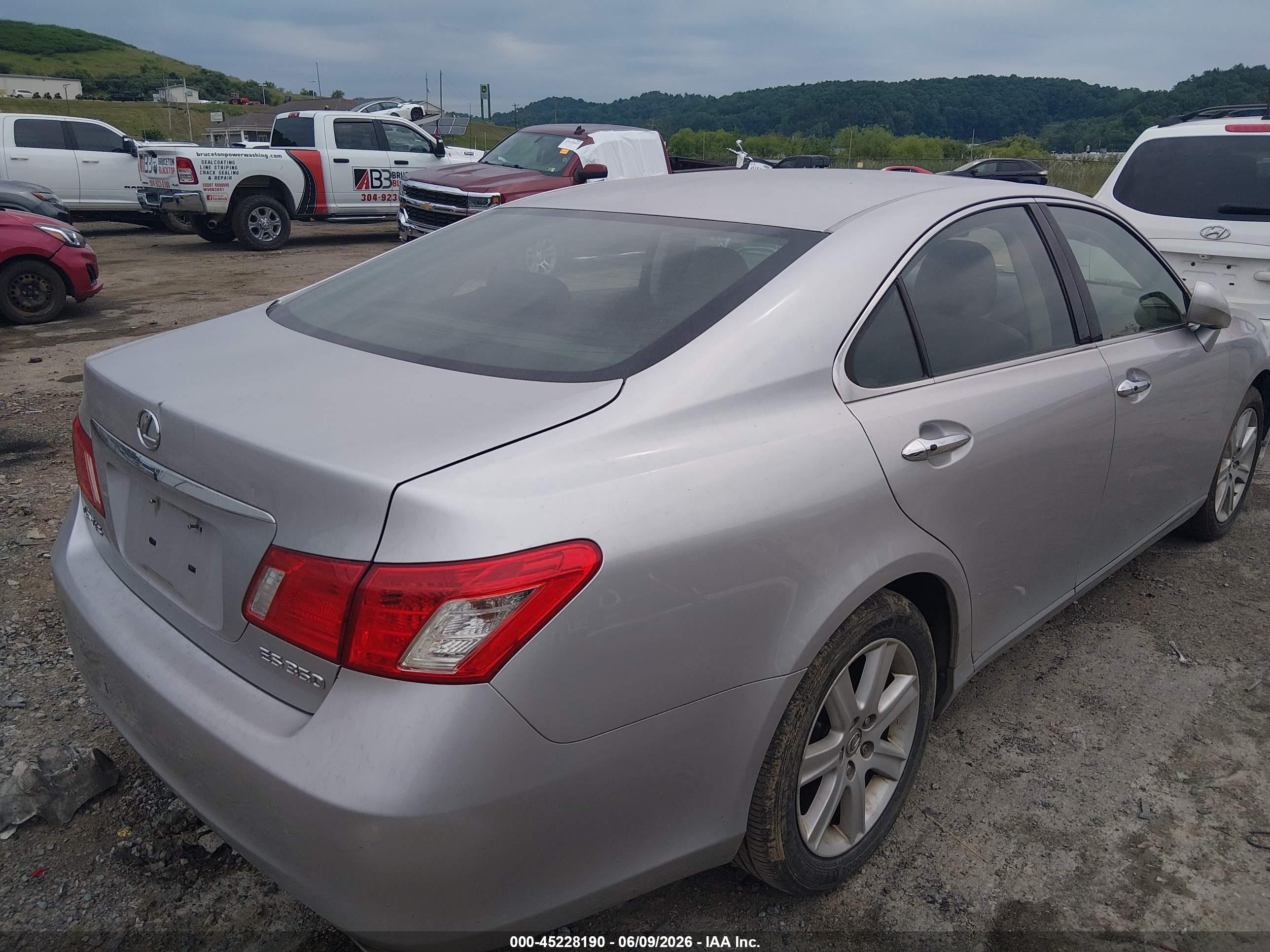 2009 Lexus Es 350   Серебряный vin: JTHBJ46G792331949