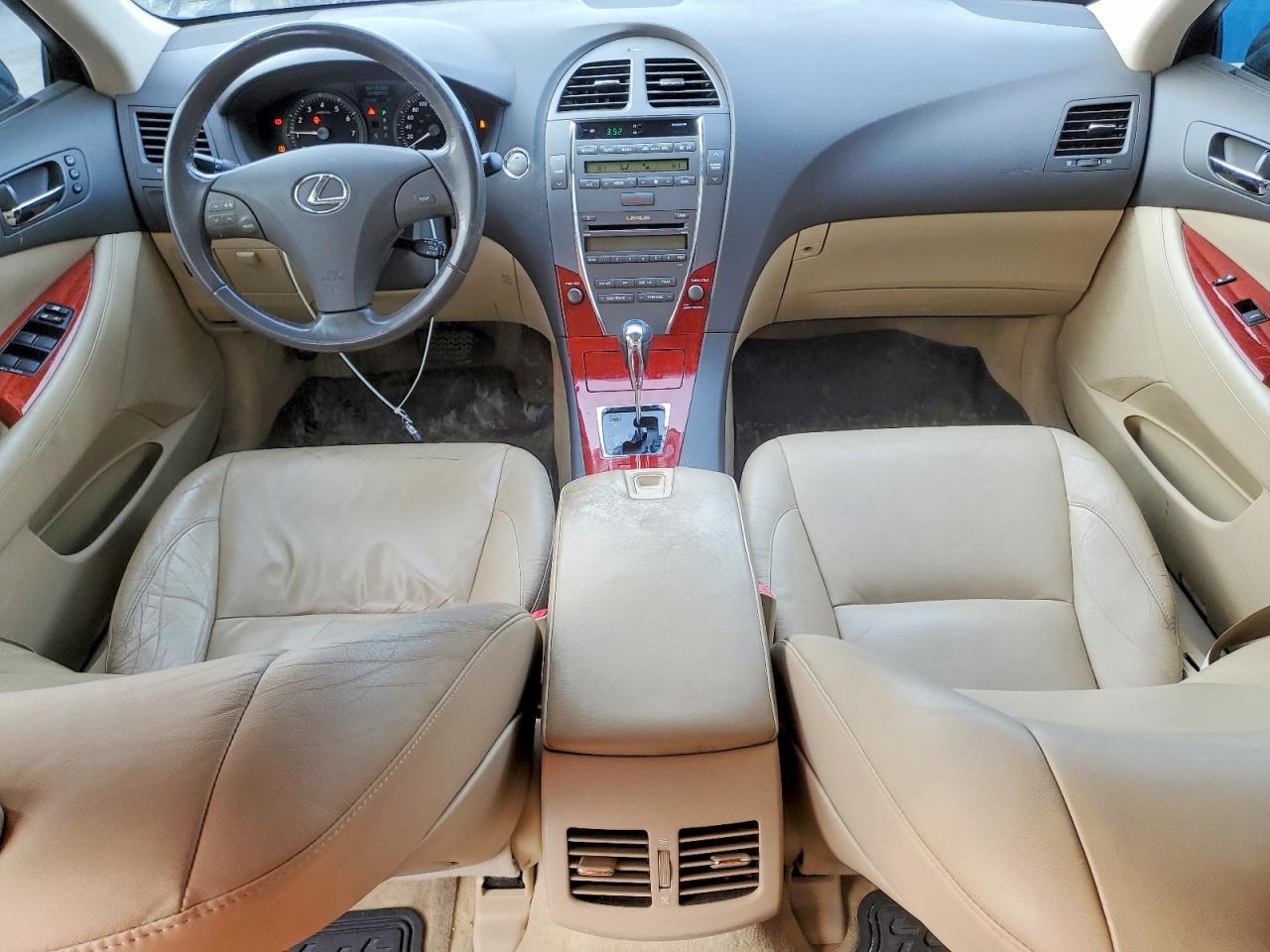 2009 Lexus Es 350 Base Черный vin: JTHBJ46G792339906