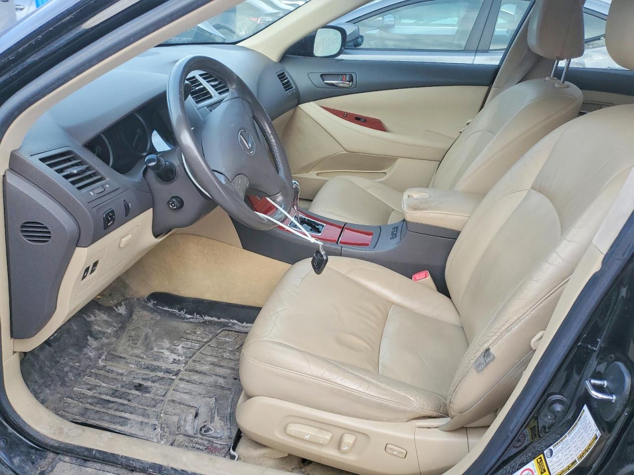 2009 Lexus Es 350 Base Черный vin: JTHBJ46G792339906