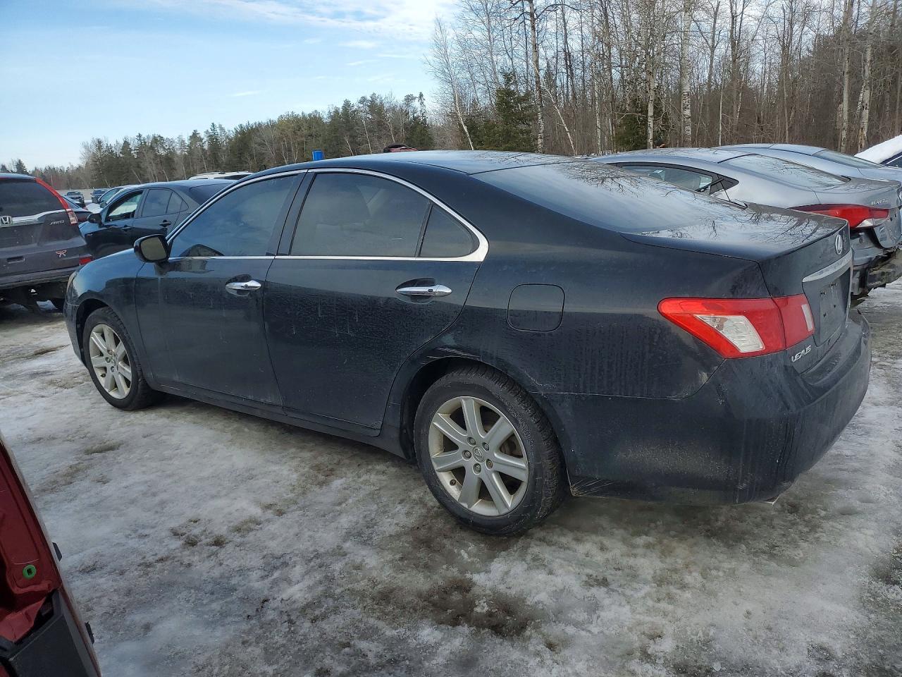 2009 Lexus Es 350 Base Черный vin: JTHBJ46G792339906