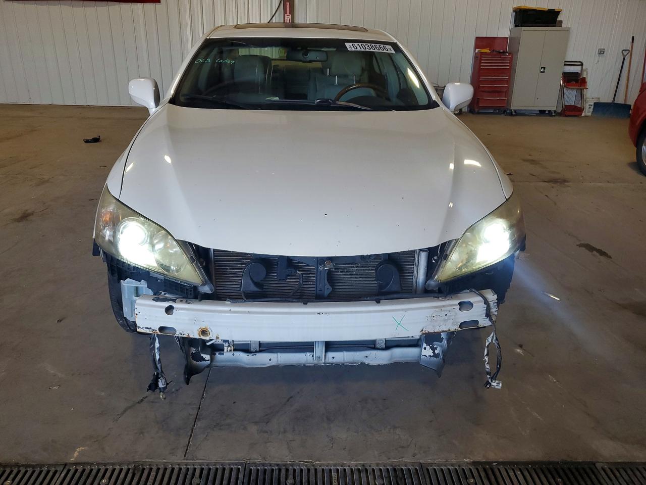 2007 Lexus Es 350 White vin: JTHBJ46G872006496