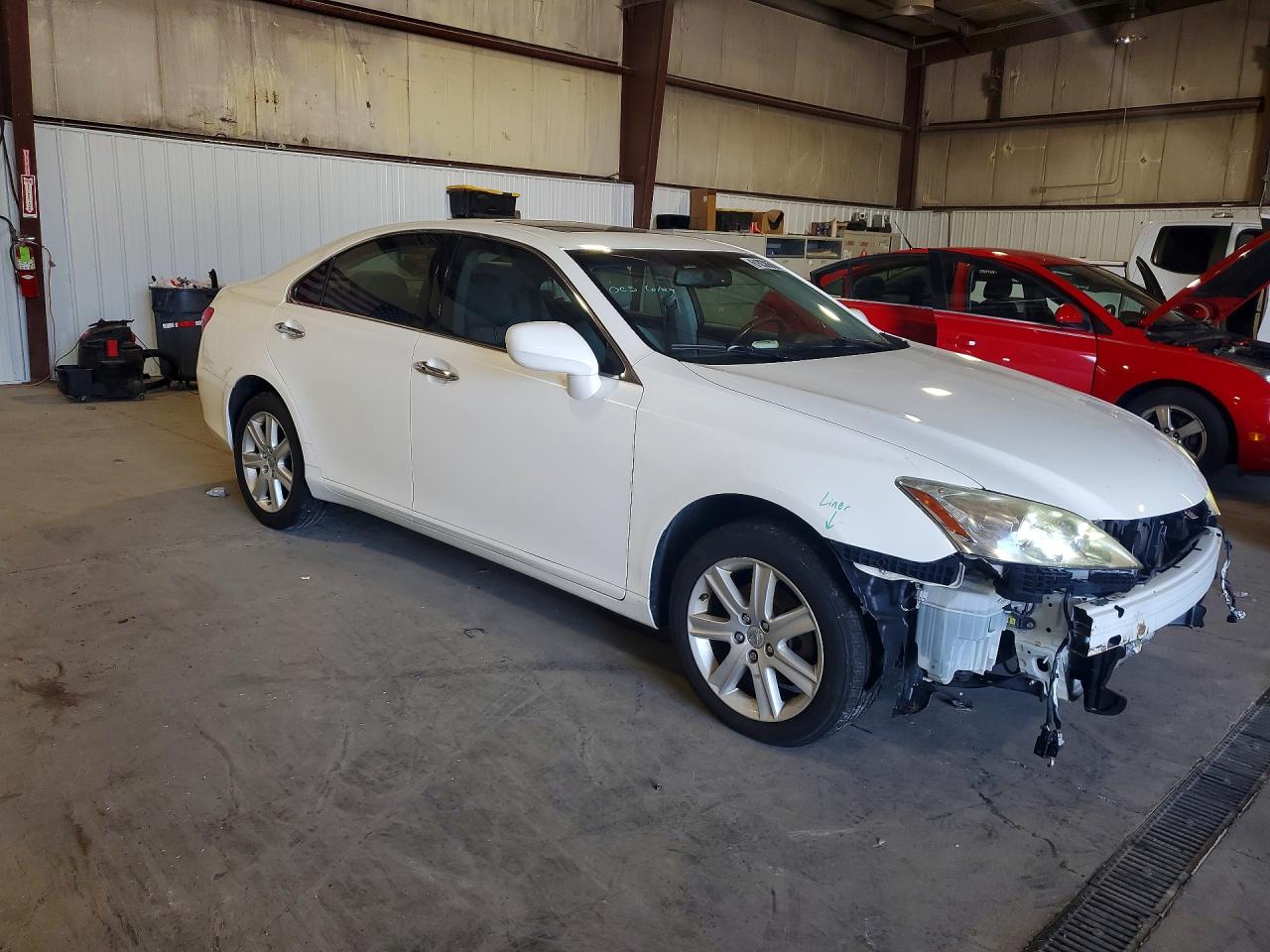 2007 Lexus Es 350 White vin: JTHBJ46G872006496