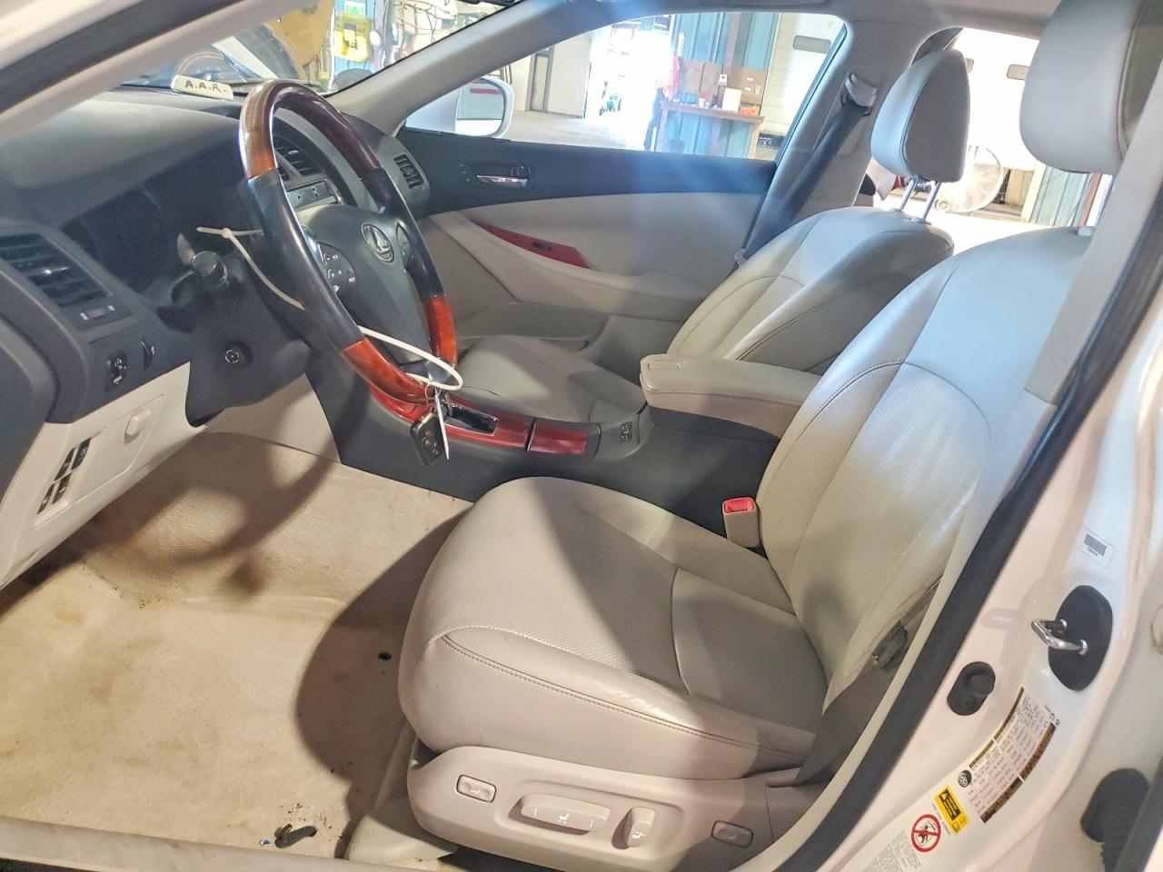 2007 Lexus Es 350 White vin: JTHBJ46G872006496