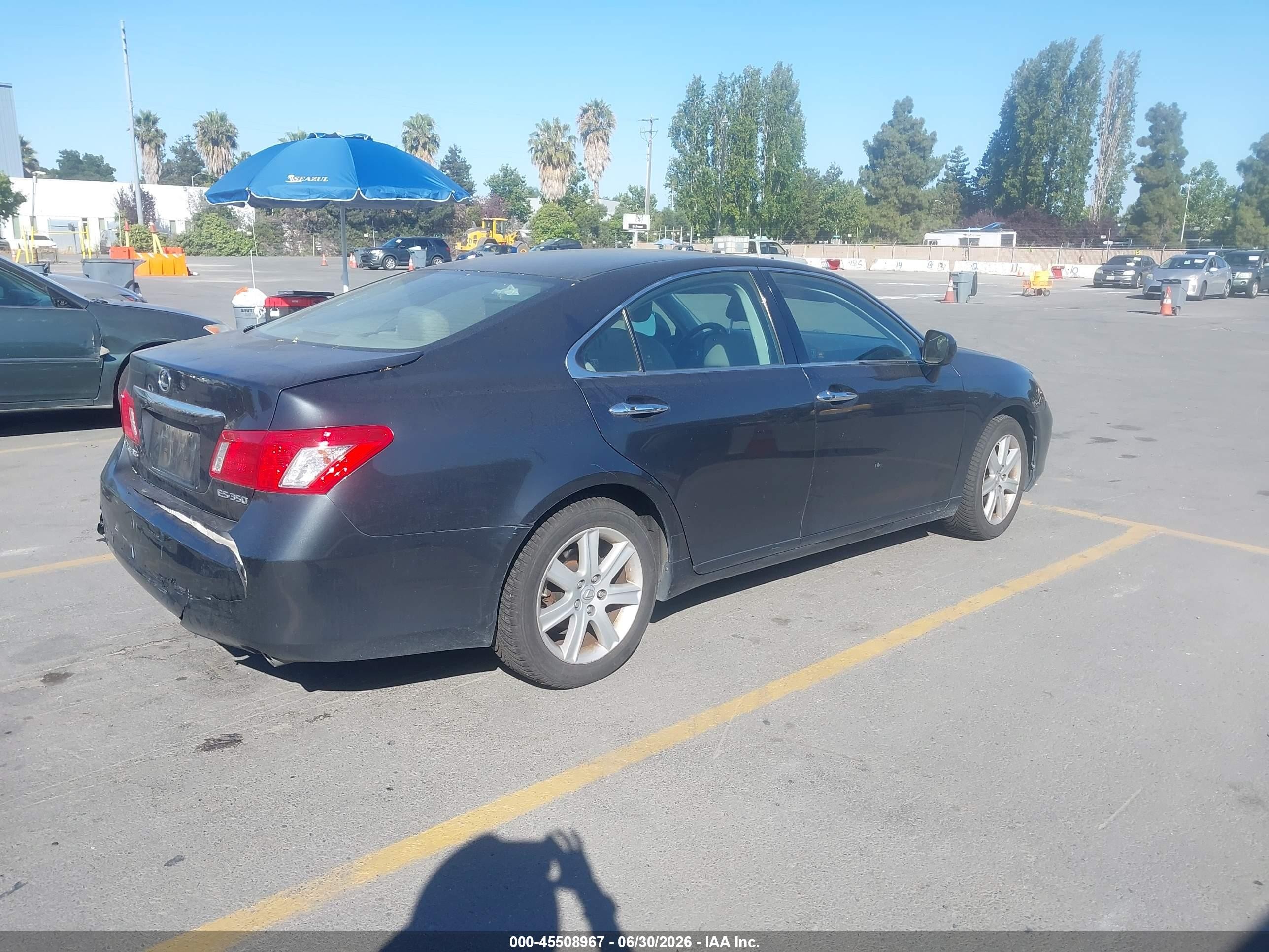 2007 Lexus Es 350   Gray vin: JTHBJ46G872010158