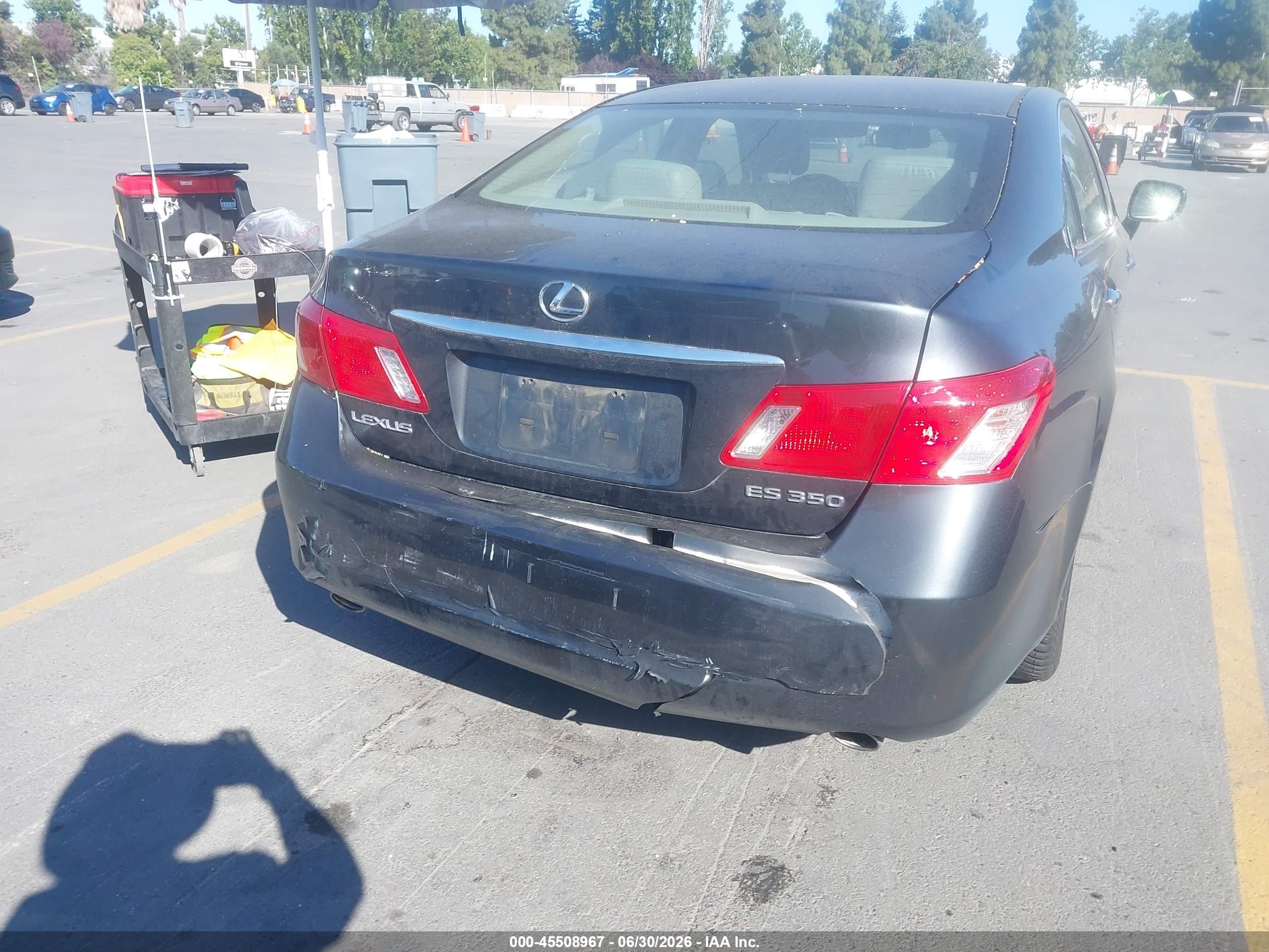 2007 Lexus Es 350   Gray vin: JTHBJ46G872010158