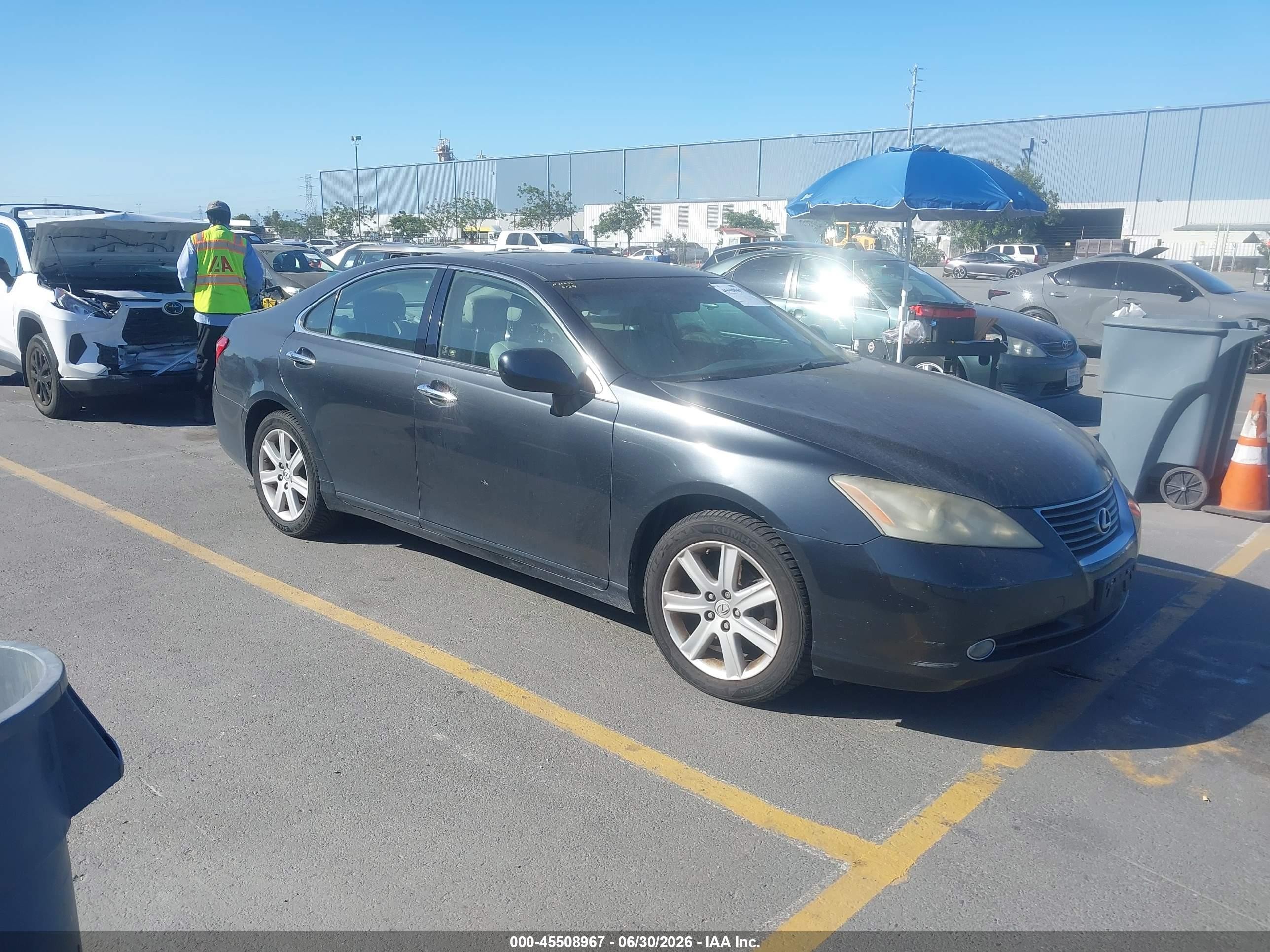 2007 Lexus Es 350   Gray vin: JTHBJ46G872010158