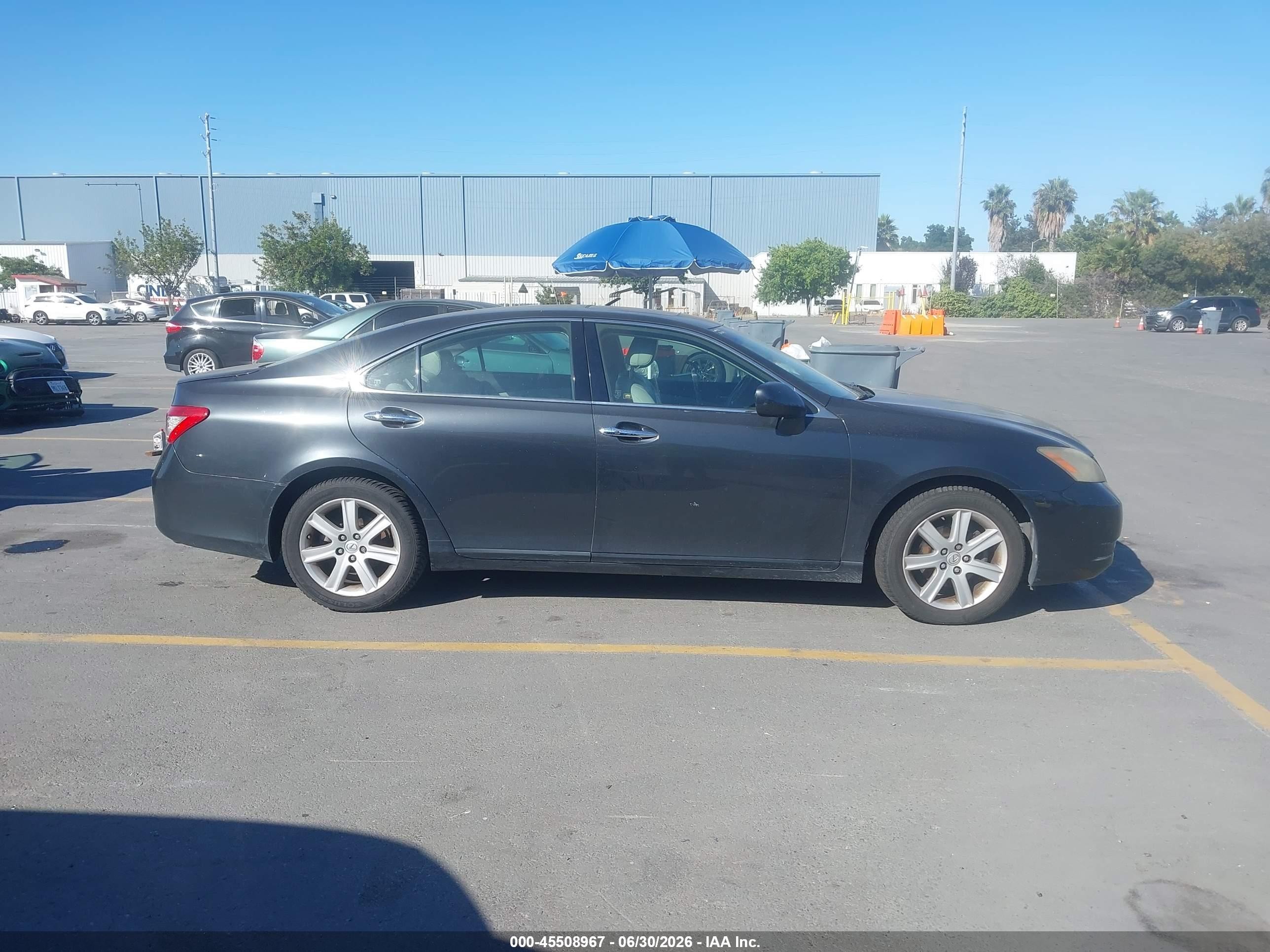2007 Lexus Es 350   Gray vin: JTHBJ46G872010158