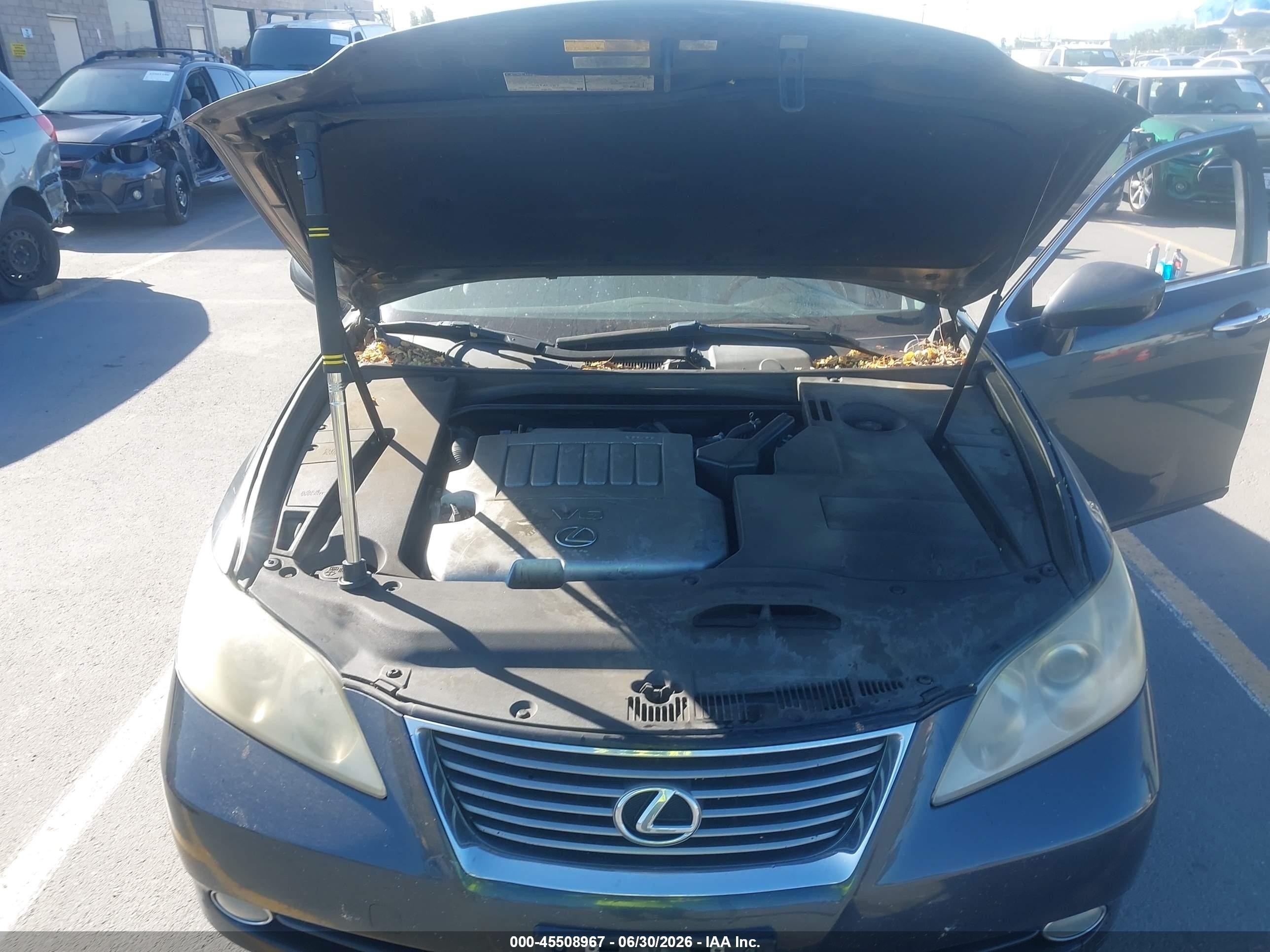 2007 Lexus Es 350   Gray vin: JTHBJ46G872010158
