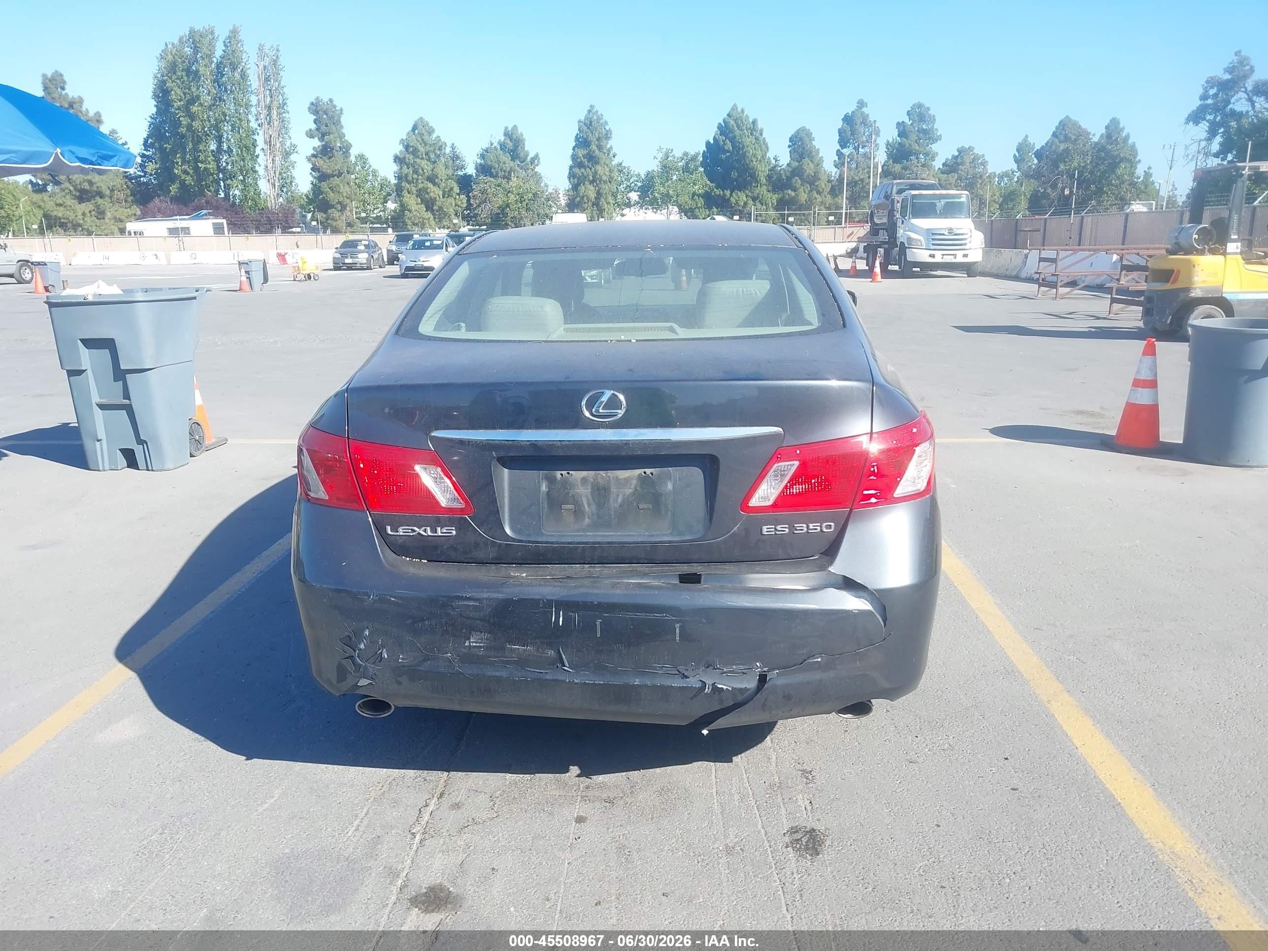 2007 Lexus Es 350   Gray vin: JTHBJ46G872010158