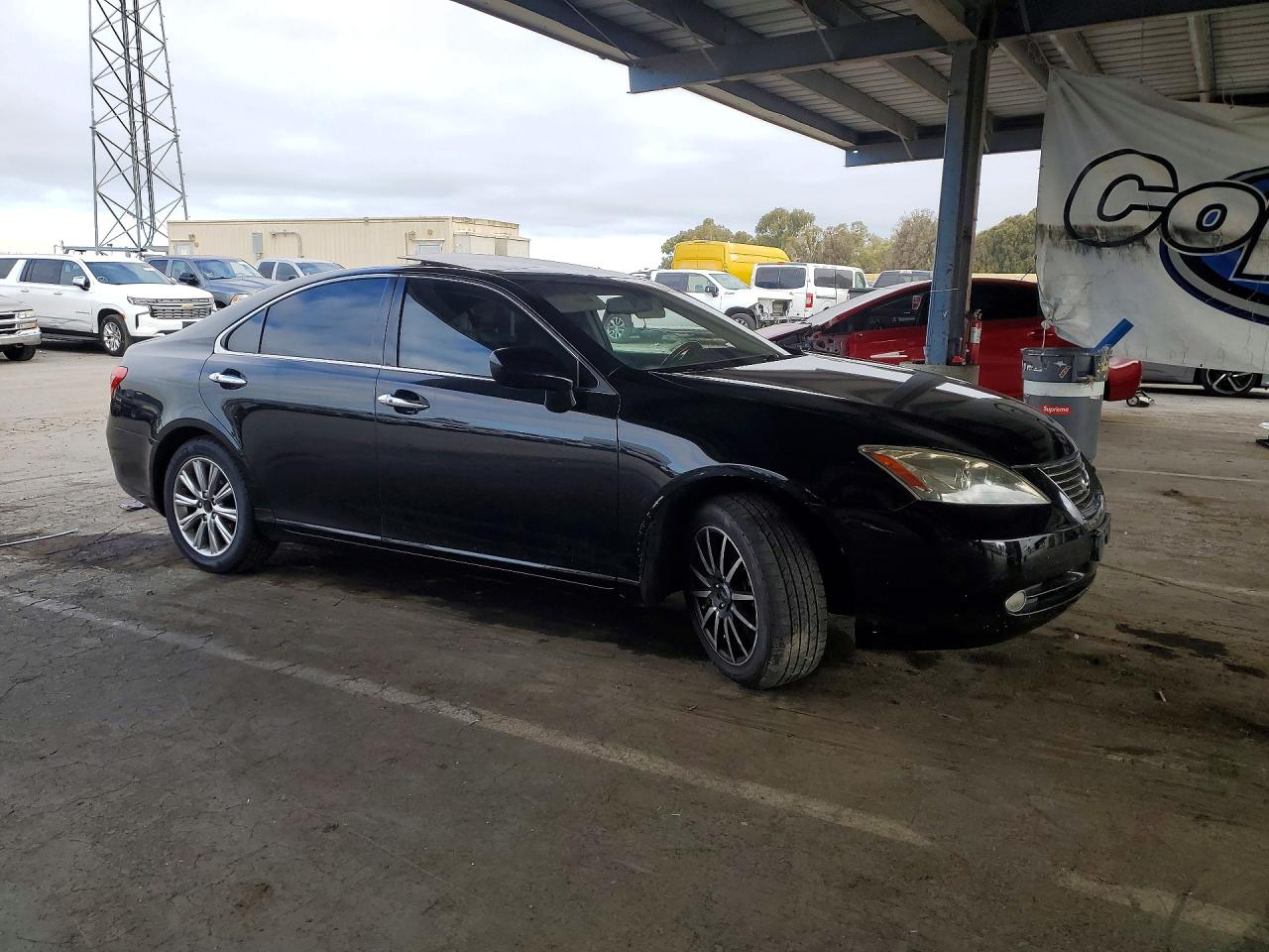 2007 Lexus Es 350 Black vin: JTHBJ46G872010662