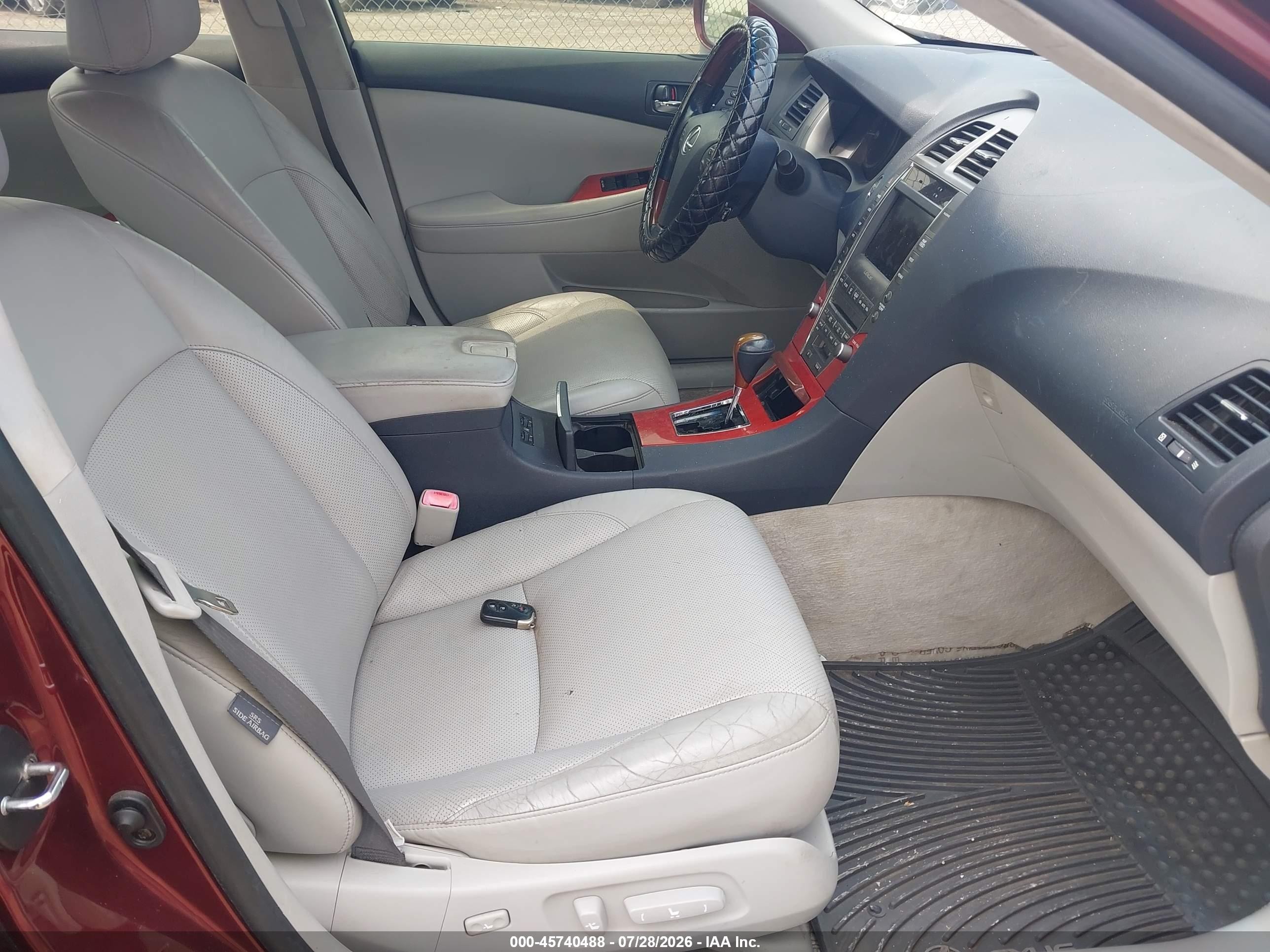 2007 Lexus Es 350   Purple vin: JTHBJ46G872011343