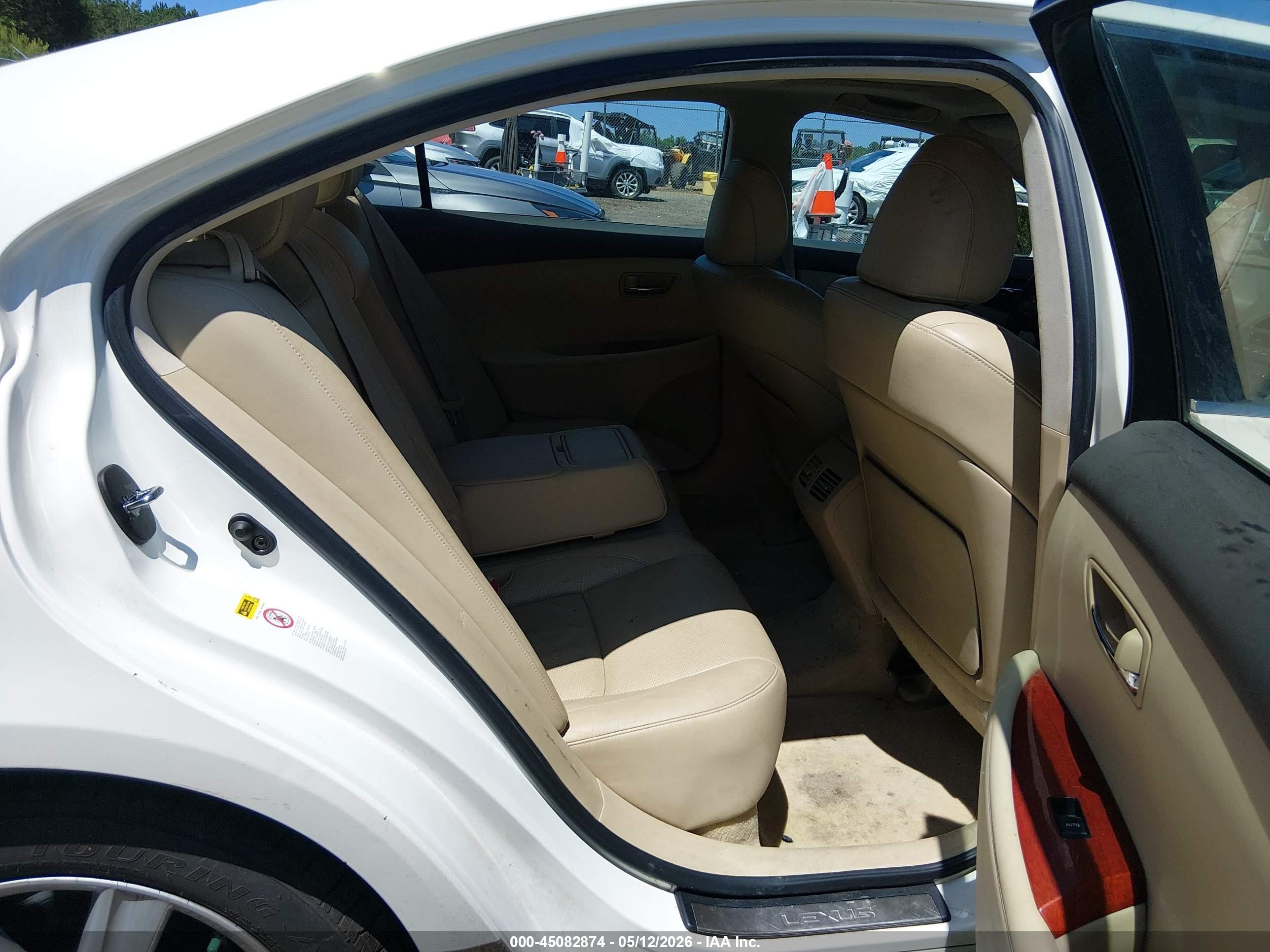 2007 Lexus Es 350   White vin: JTHBJ46G872016980