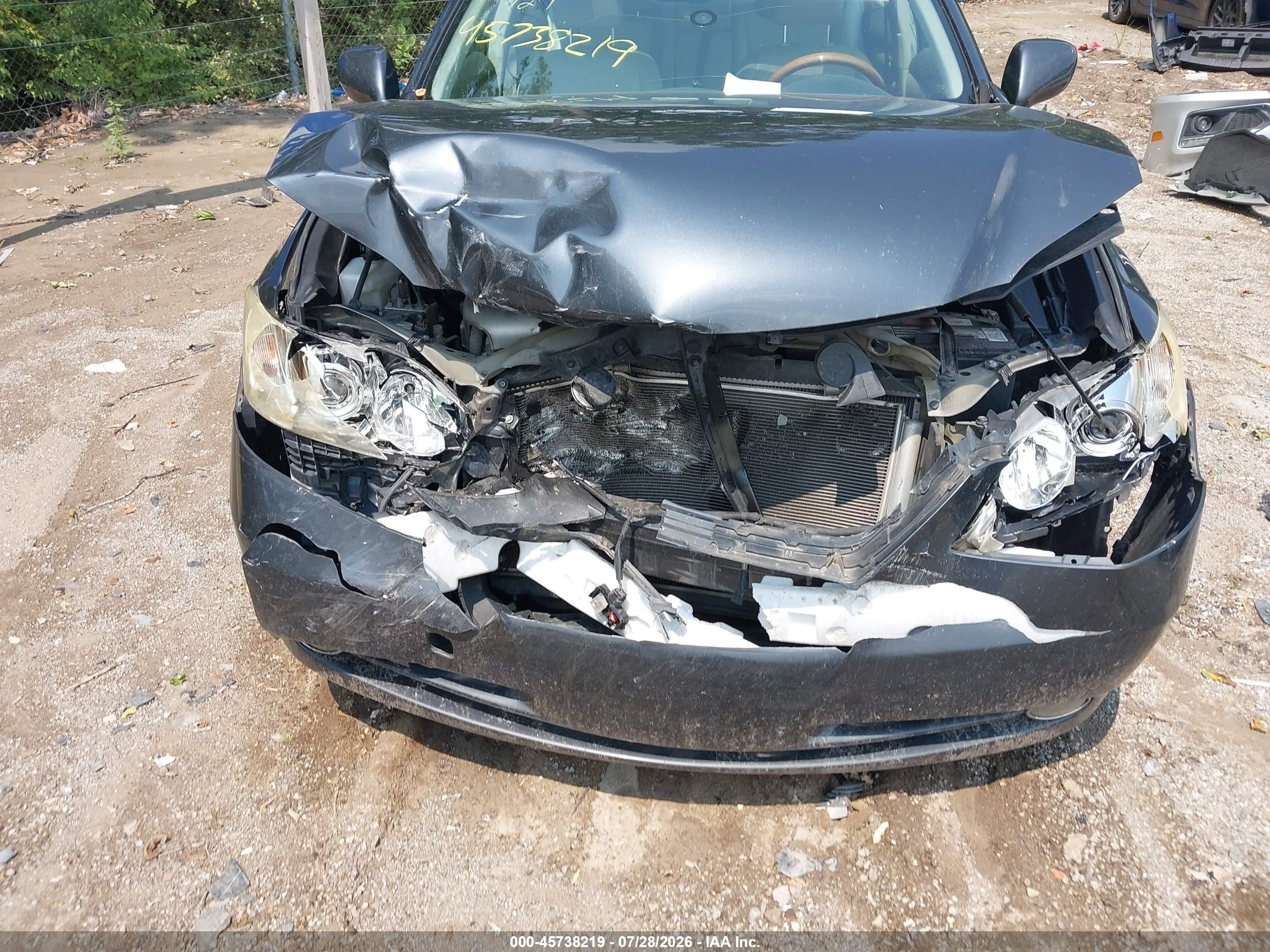 2007 Lexus Es 350   Серый vin: JTHBJ46G872018499