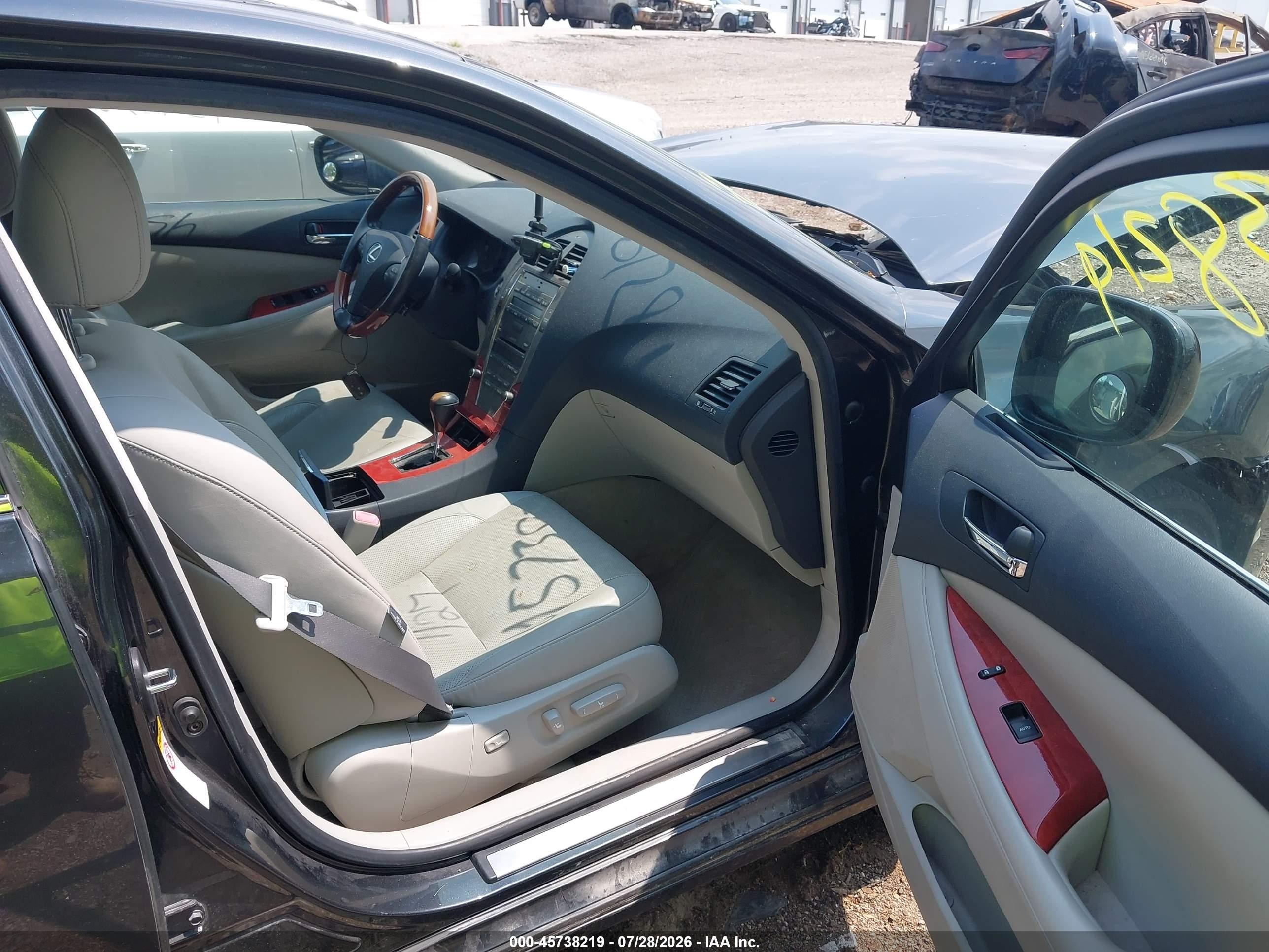 2007 Lexus Es 350   Серый vin: JTHBJ46G872018499