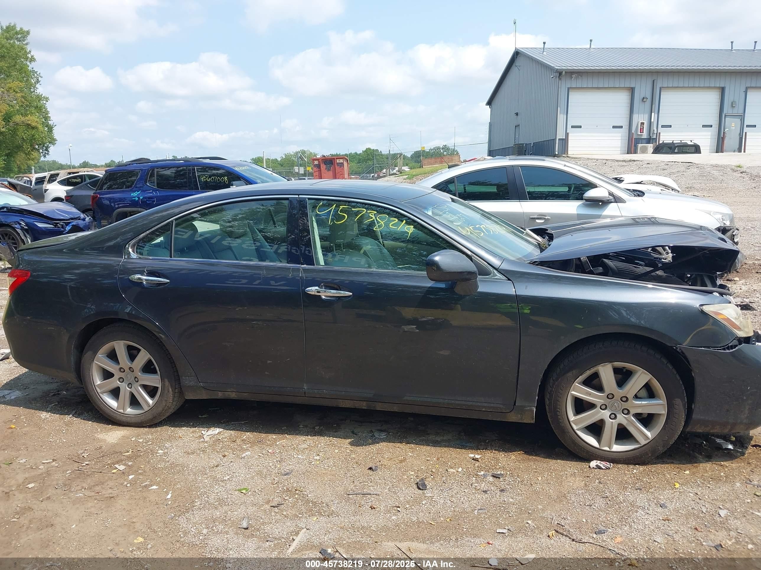 2007 Lexus Es 350   Серый vin: JTHBJ46G872018499